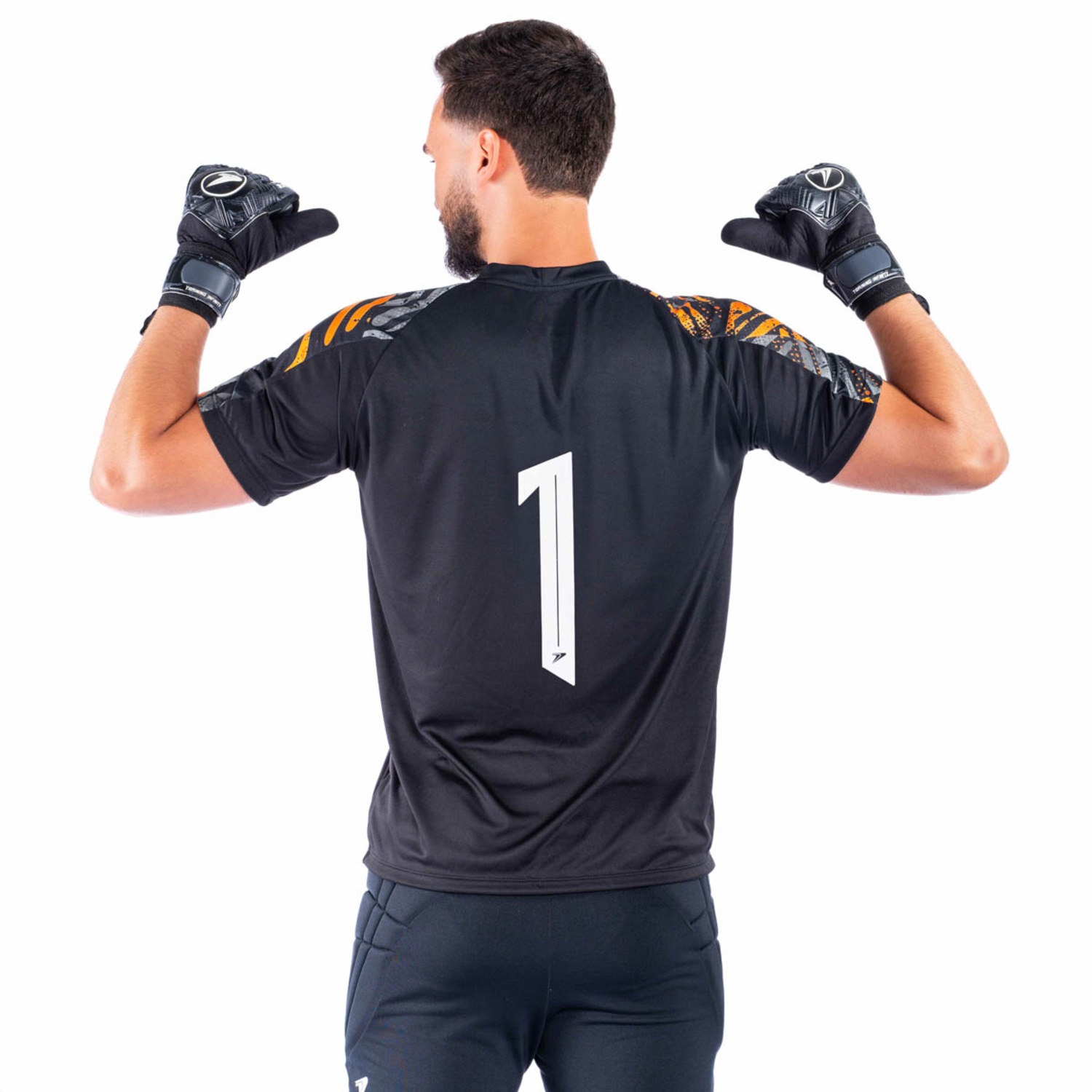 Camisa Poker Goleiro Manga Curta Sublimada Sentinela - Masculino - Foto 3