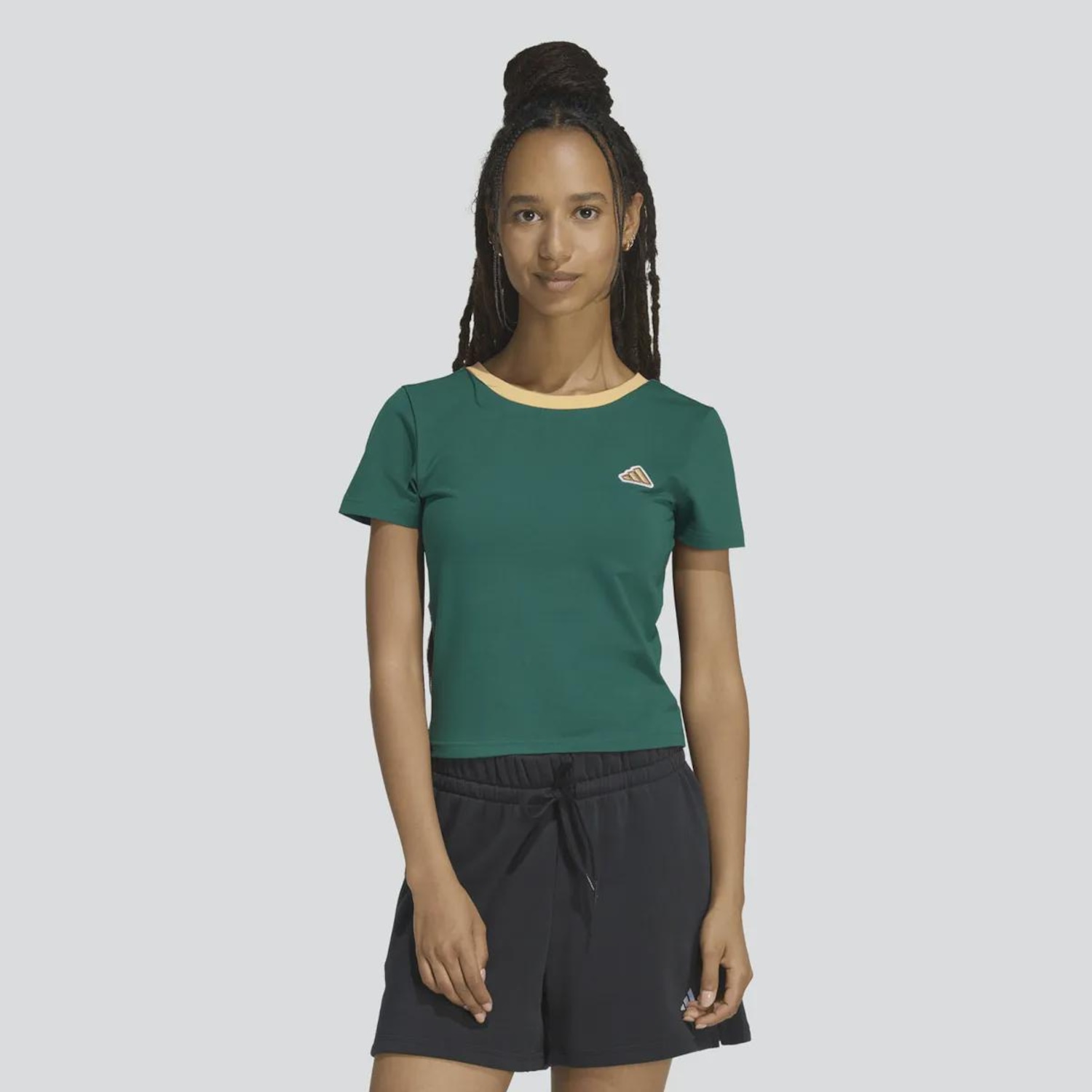 Camiseta adidas Col Icon Baby - Feminina - Foto 1