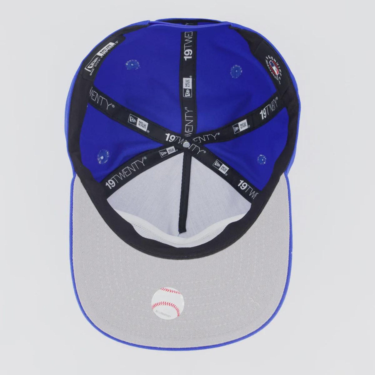 Boné Unissex New Era MLB New York Yankees Cobalt 1920 Aba Curva - Foto 4