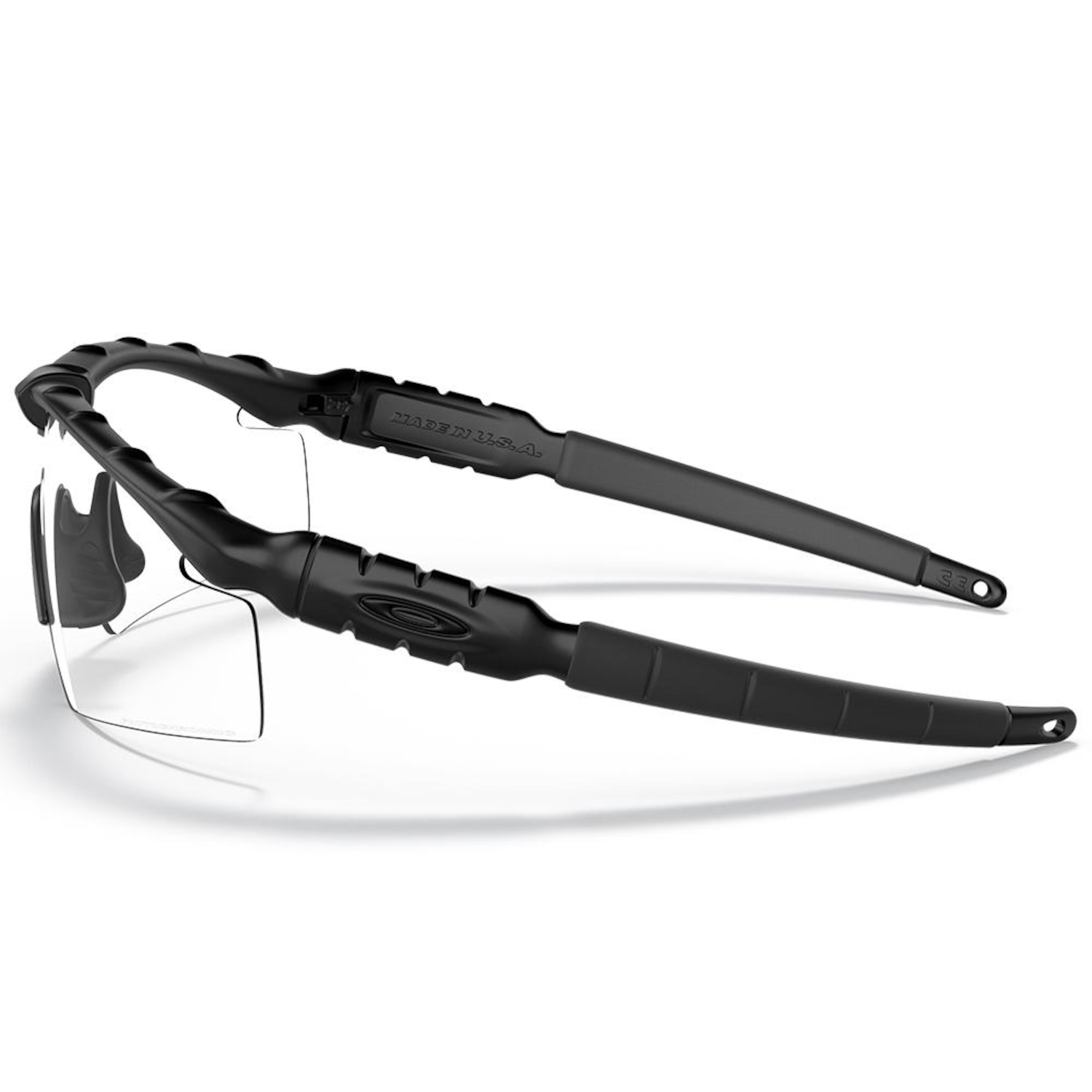 Óculos de Sol Unissex Oakley Ballistic M Frame 2.0 Matte Black Clear - Foto 2
