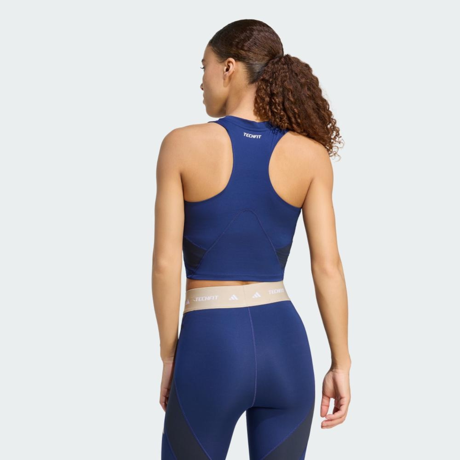 Regata TECHFIT Workout Color Block adidas Feminino - Foto 3
