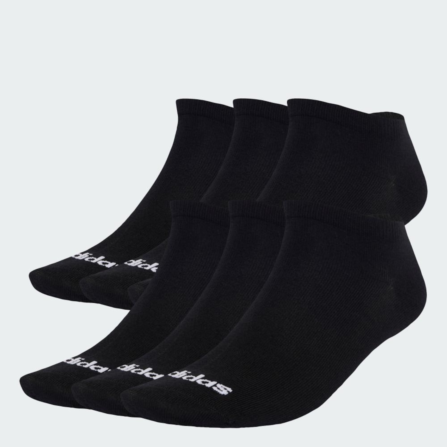 6 Pares de Meias Finas Linear Ballerina adidas Unissex - Foto 2