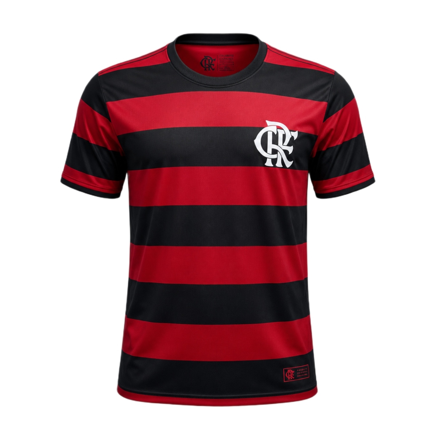 Camisa do Flamengo Rubro Negro Listrada Coimbra - Masculina - Foto 1
