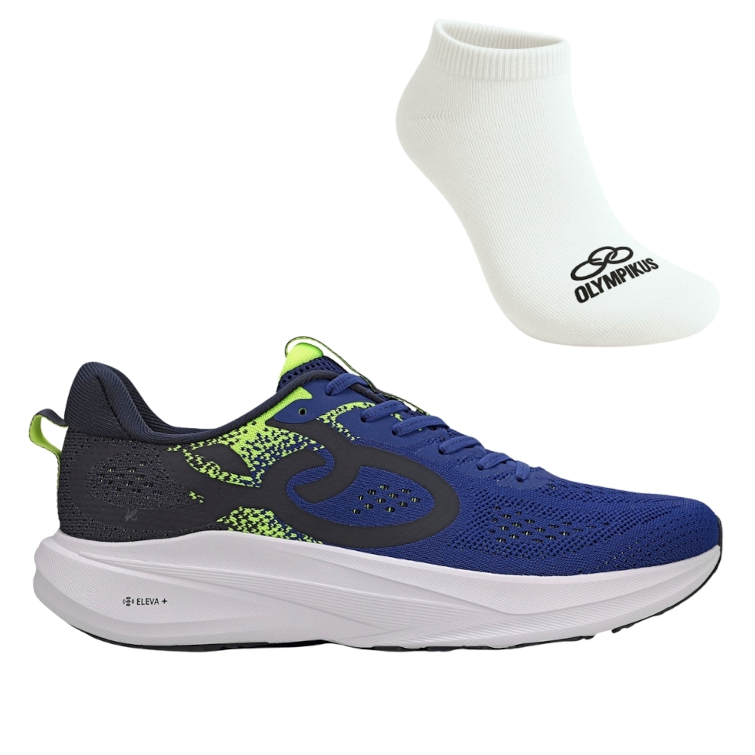 Kit Tênis Olympikus Challenger 6 e Meia - Masculino - Foto 1