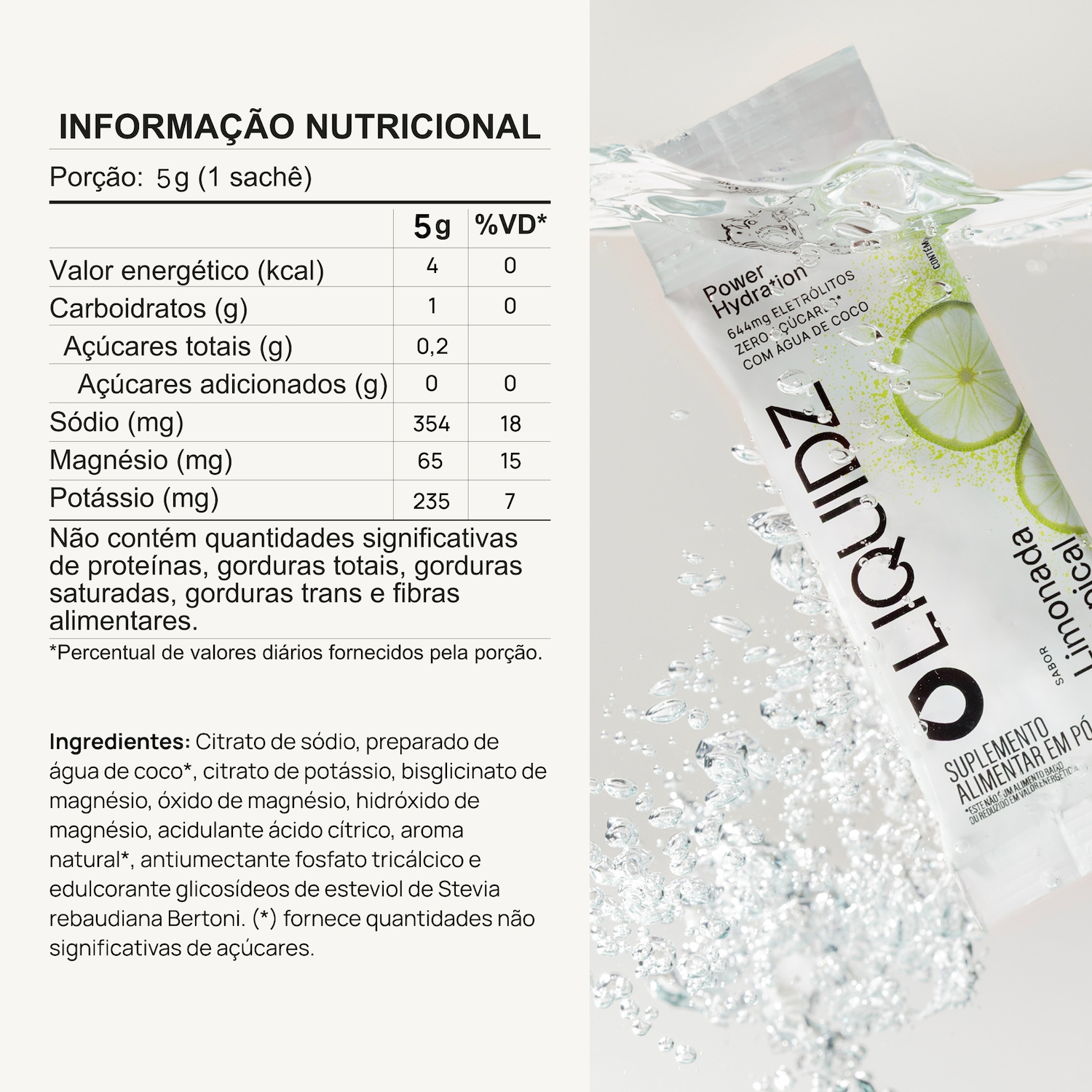 Eletrólitos Zero Açúcares LIQUIDZ® - 3 Sabores - Kit 4 Caixas - 24 sachês - Foto 2