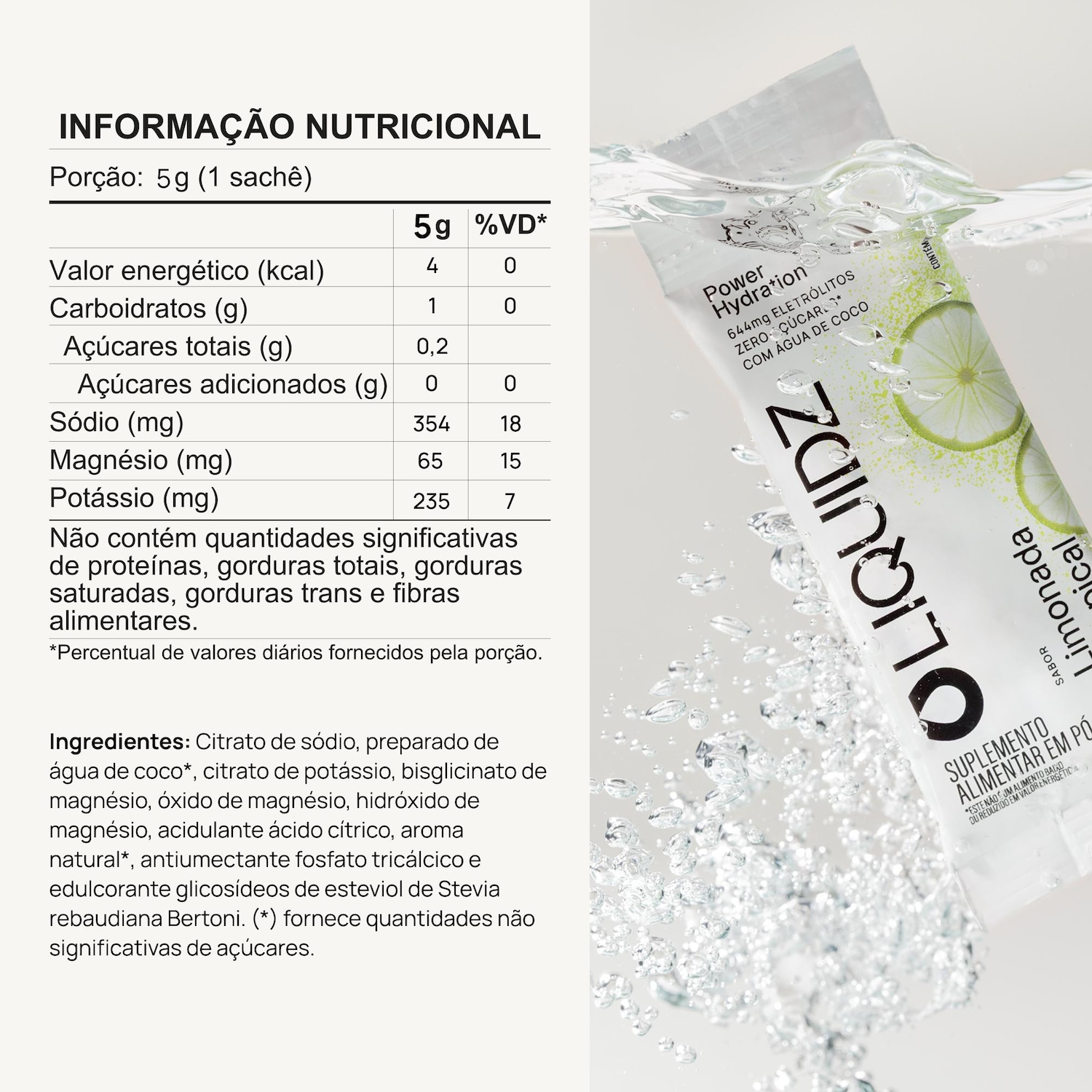 Eletrólitos Zero Açúcares LIQUIDZ® - 3 Sabores - Kit 3 Caixas - 18 sachês - Foto 2