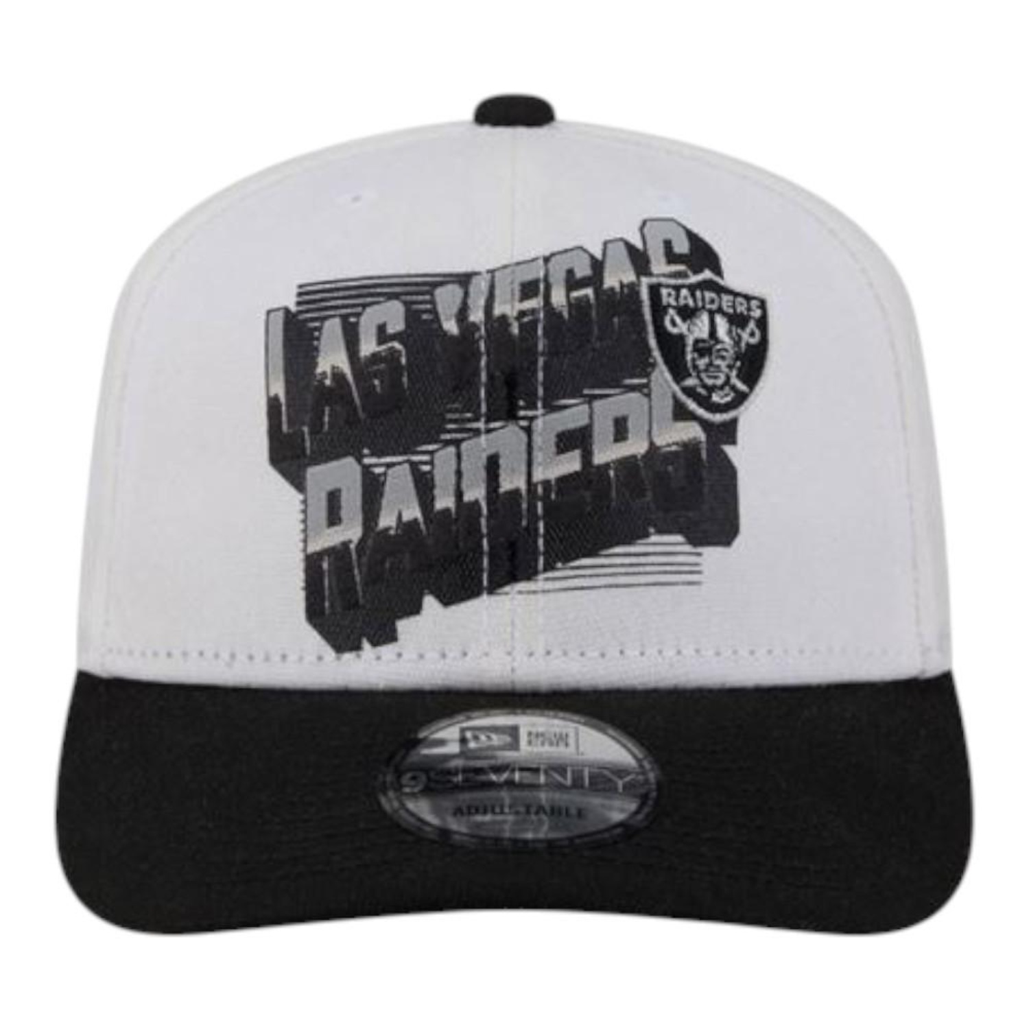 Boné Adulto New Era 970 Las Vegas Raiders Aba Curva - Foto 2