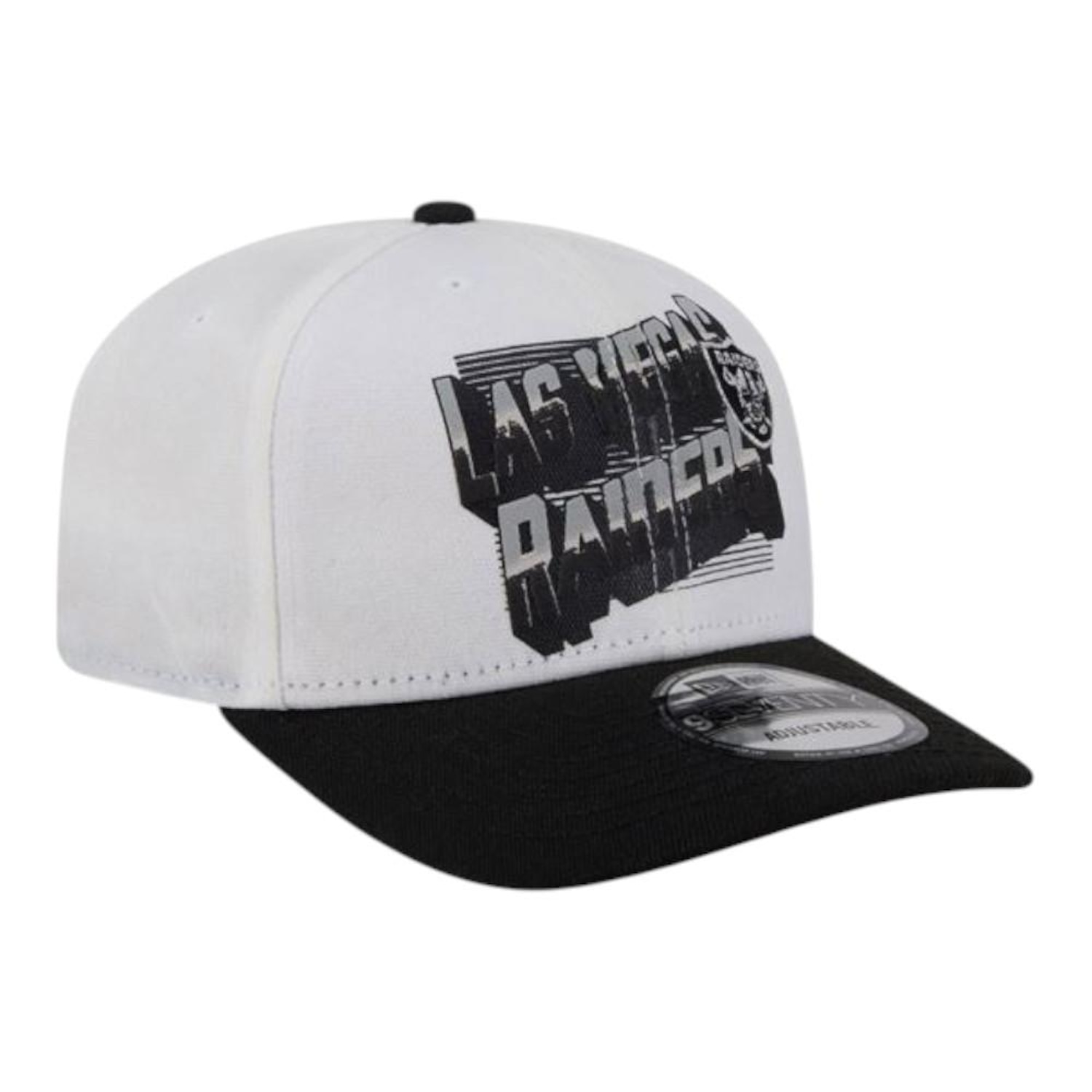 Boné Adulto New Era 970 Las Vegas Raiders Aba Curva - Foto 3