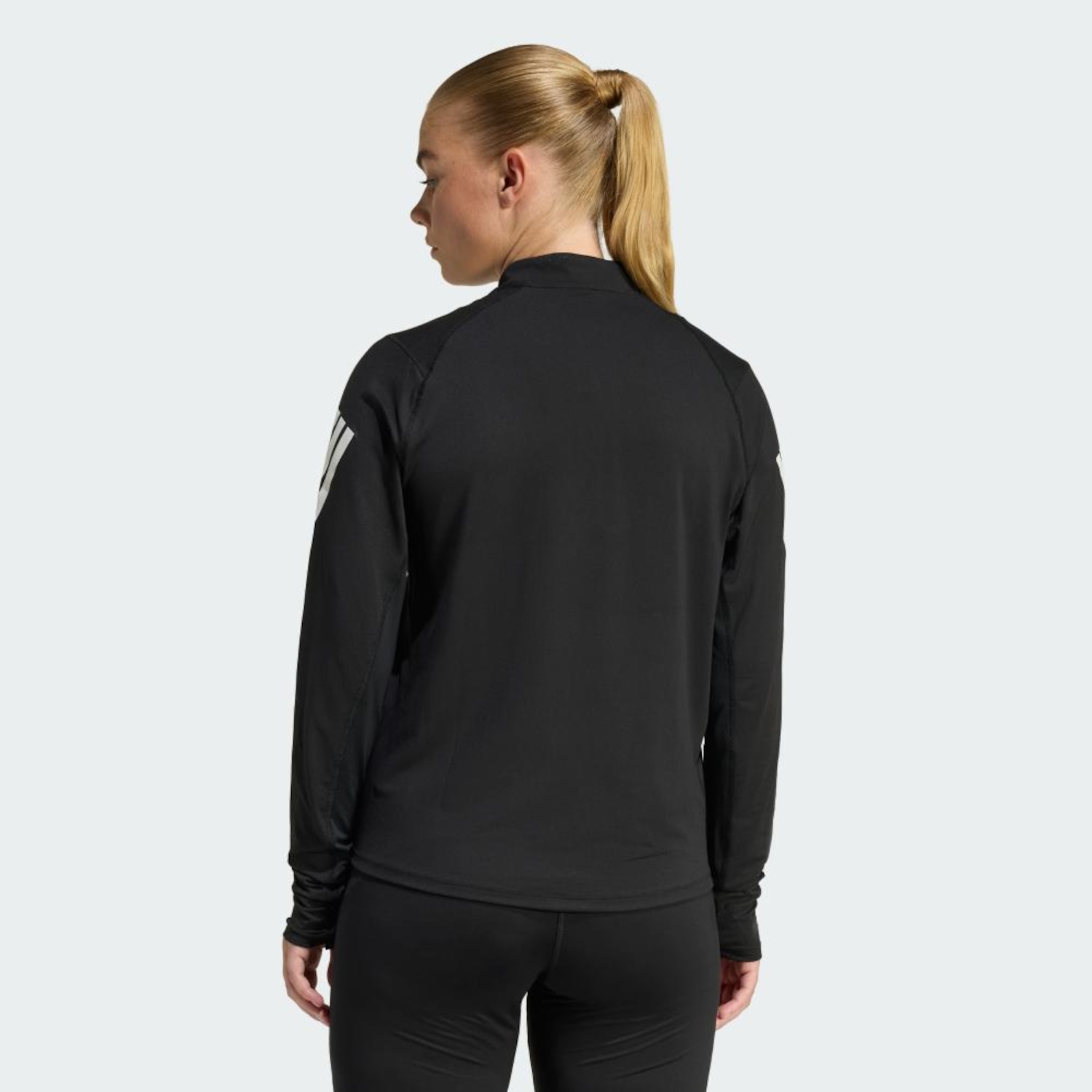 Top com Zíper meia Altura adidas adi365 Iconic Running Feminino - Foto 3