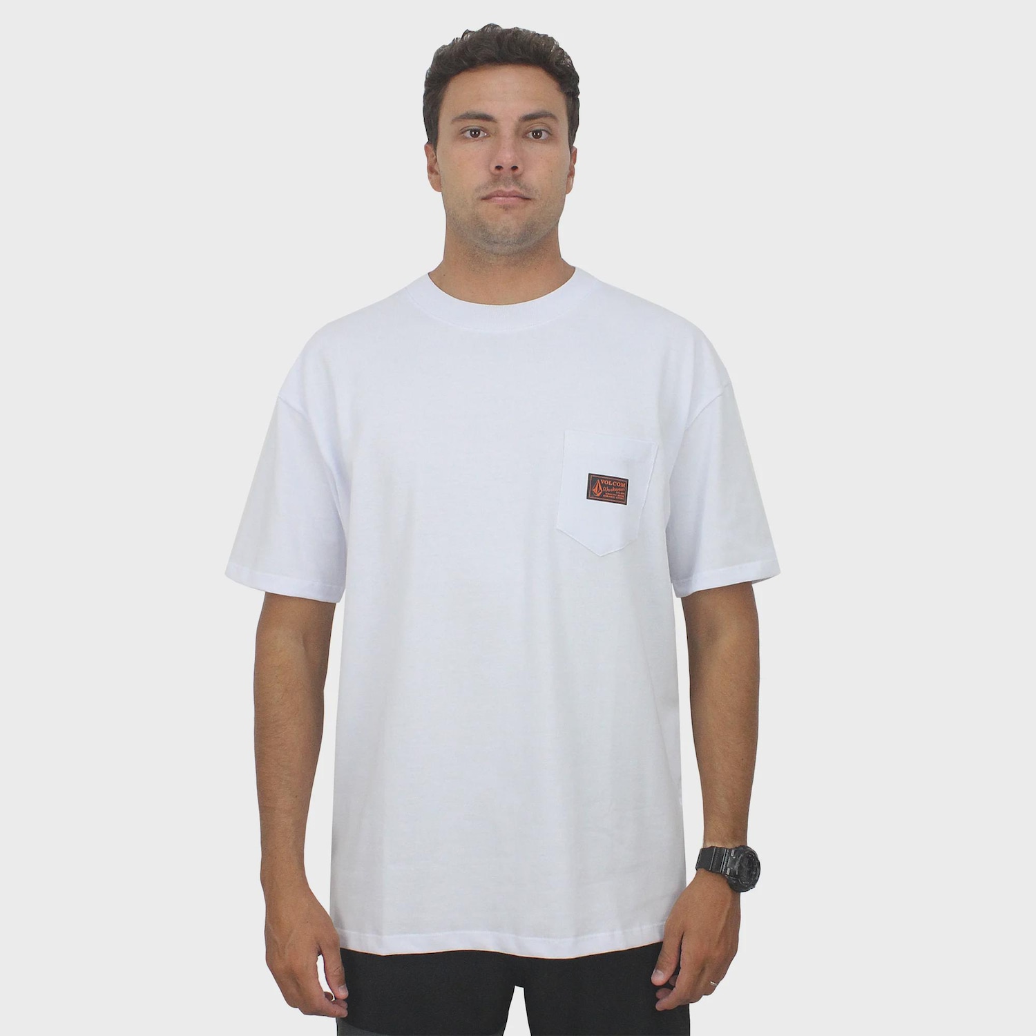 Camiseta Volcom Confort Fit Workwear - Masculina - Foto 2