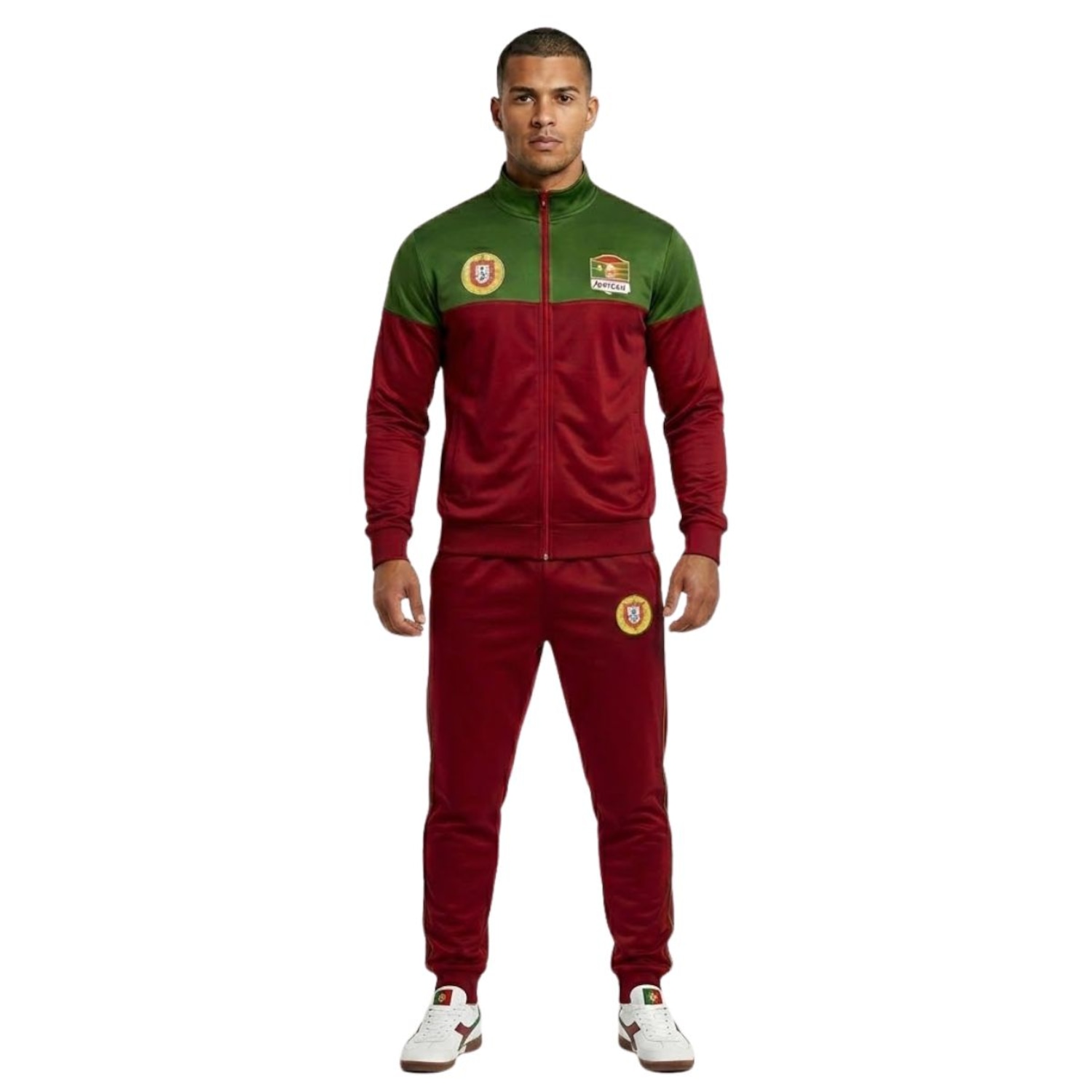 Conjunto de Agasalho Portugal Bolboa Seleção - Masculina - Foto 1