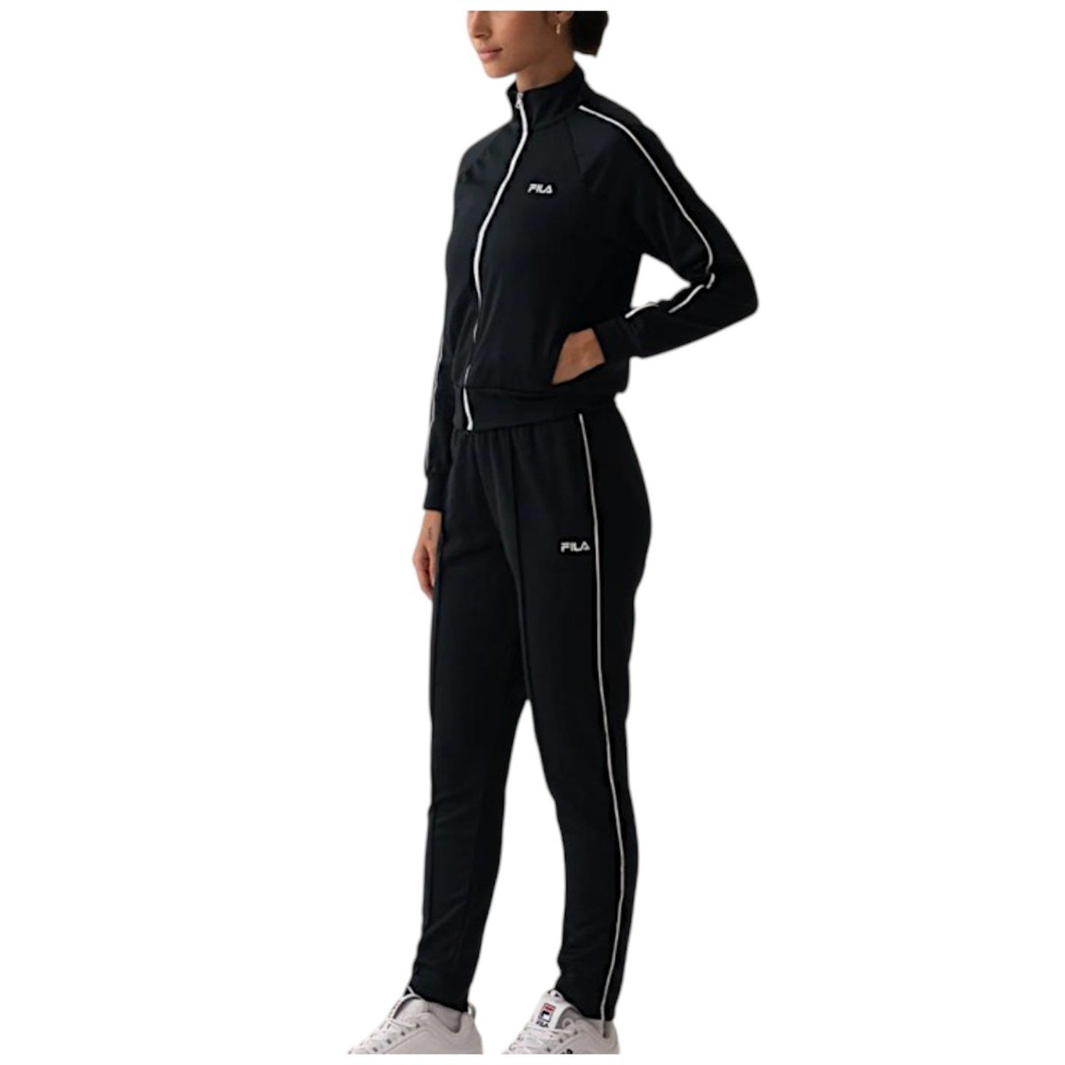 Conjunto de Agasalho Fila Classic Icon - Feminina - Foto 3