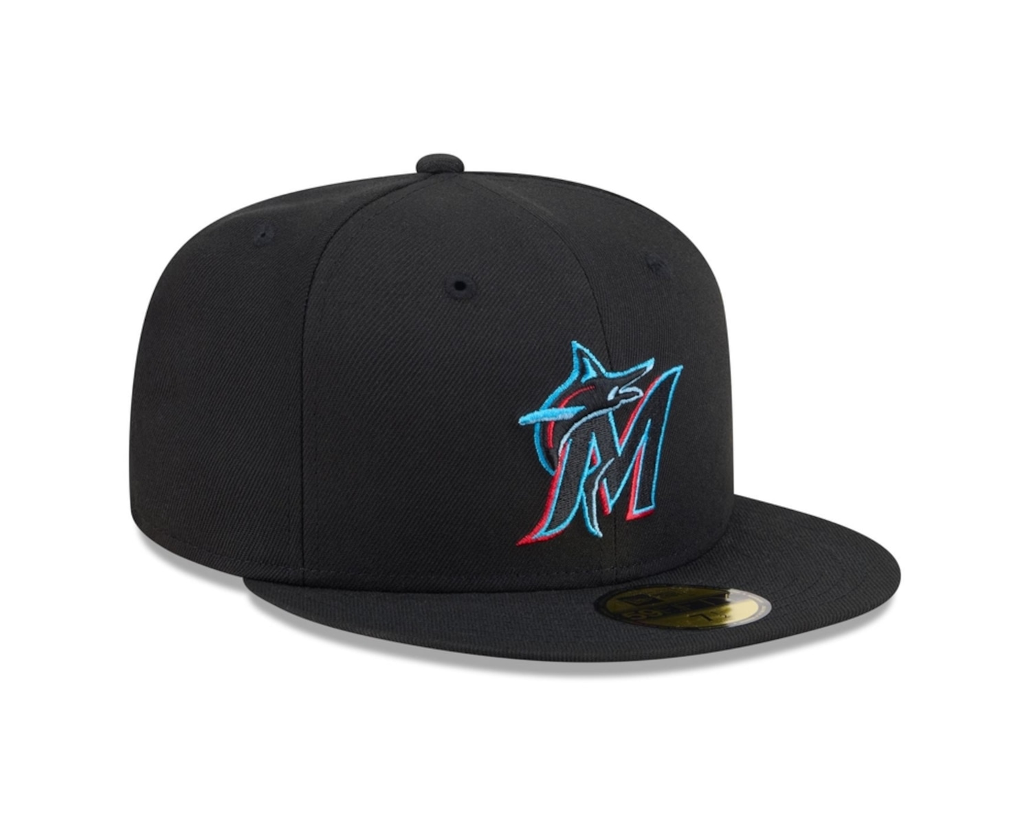Bone New Era 59FIFTY MLB Miami Marlins Masculino - Foto 3