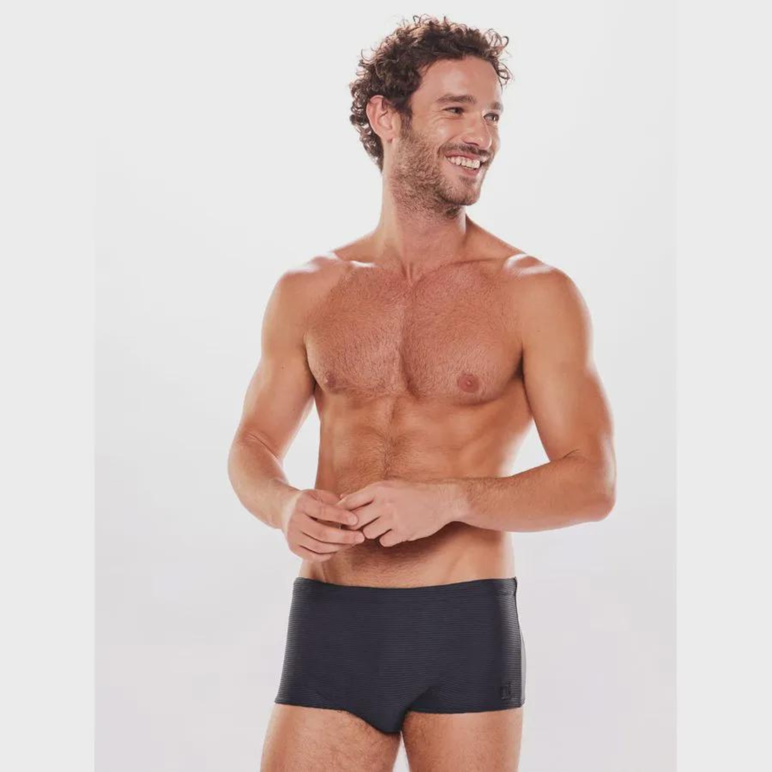 Sunga Texturizada Curta Body For Sure Water Power Masculina - Foto 3