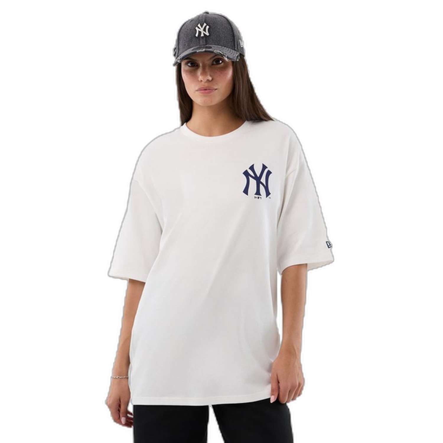 Camiseta New Era Regular New York Yankees Masculina - Foto 3
