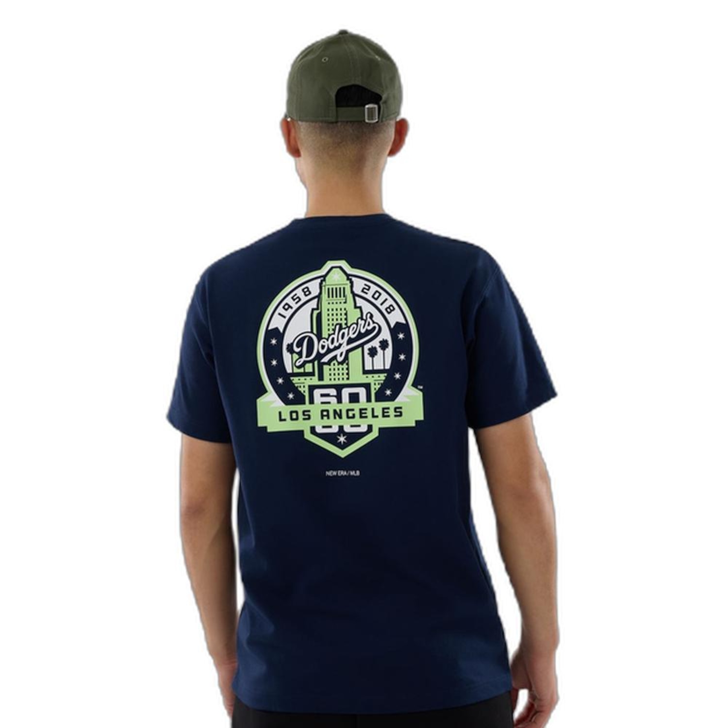 Camiseta New Era Los Angeles Dodgers MLB Garden Masculina - Foto 4