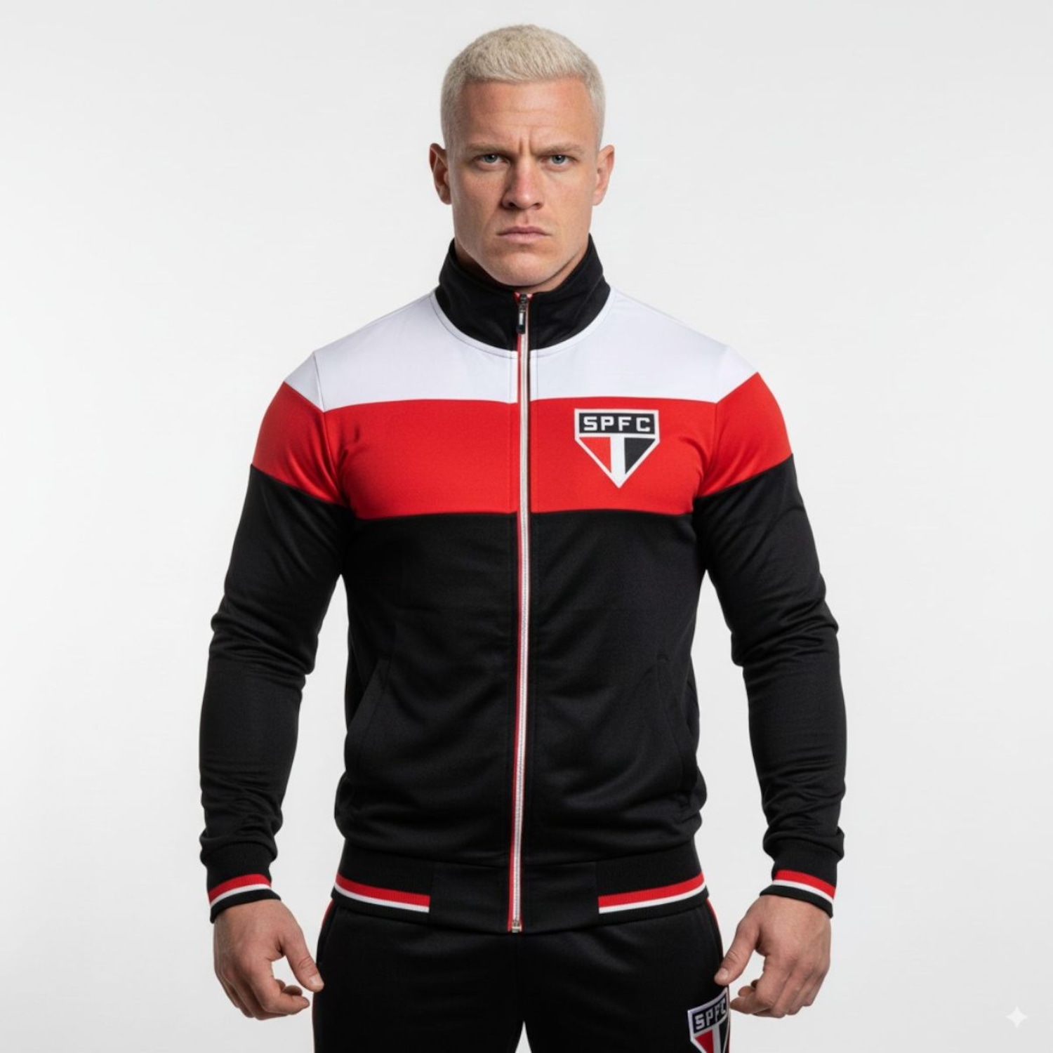 Agasalho do São Paulo Trilobal - Masculino - Foto 1