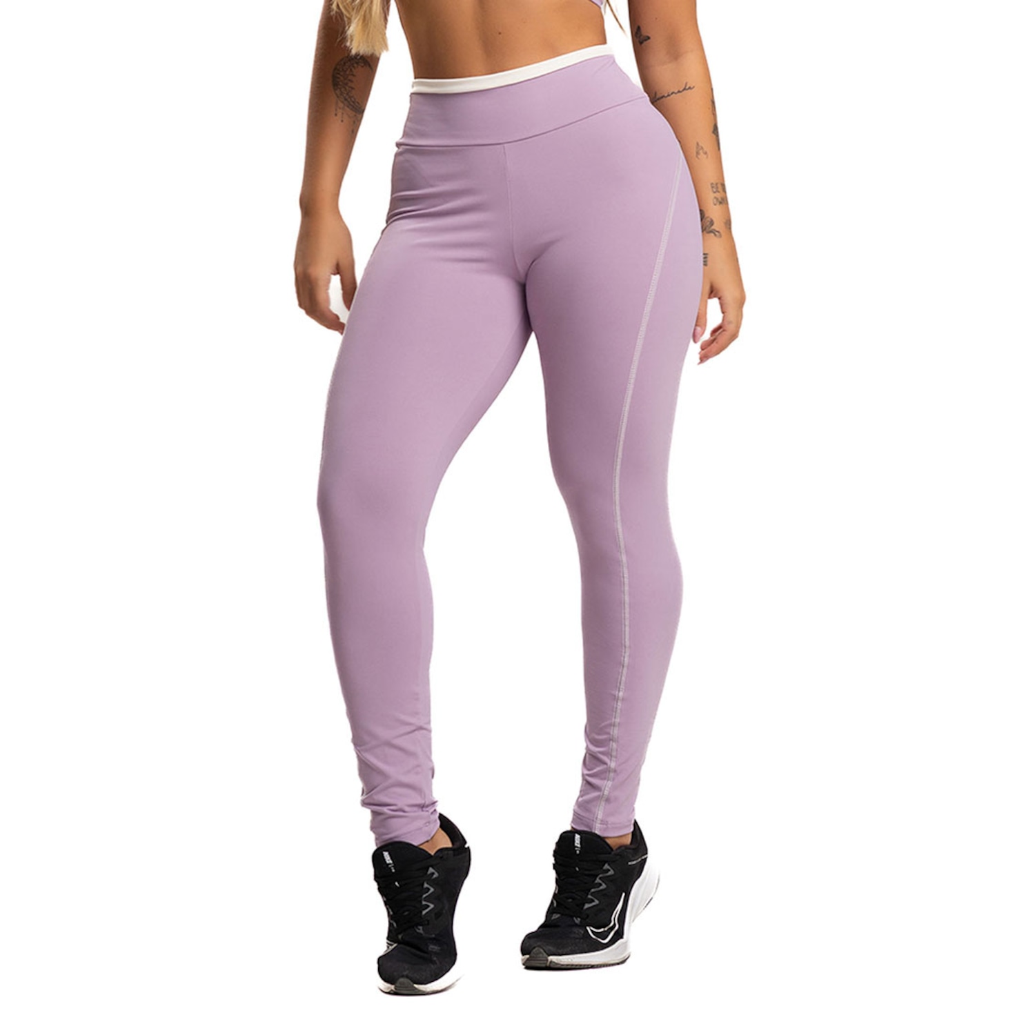 Calça Legging Mvb Modas Cintura Alta - Feminina - Foto 1
