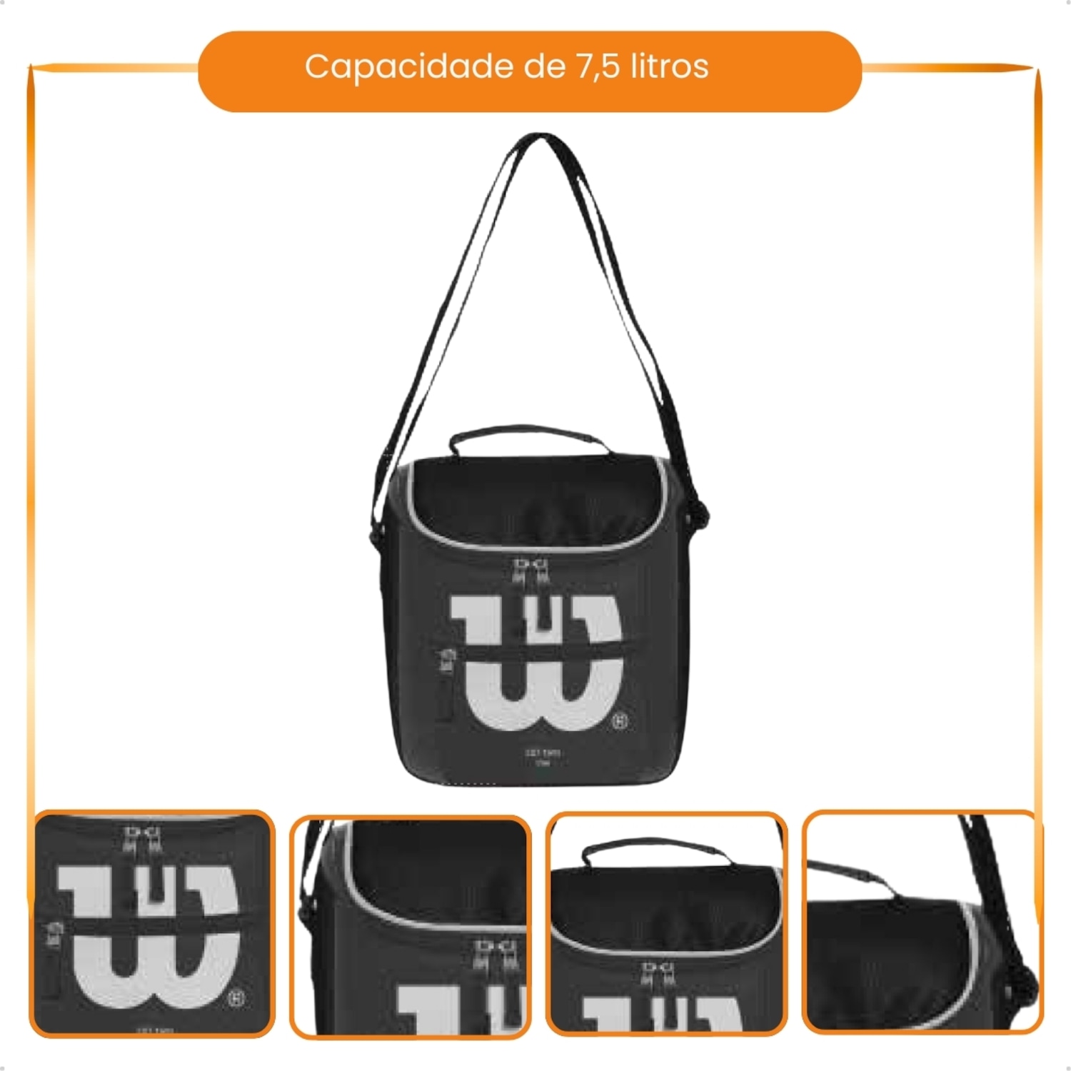 Bolsa Tiracolo Wilson 7,5 Litros - Foto 2