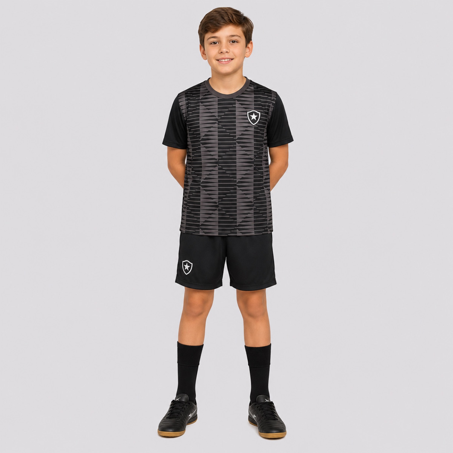 Kit Uniforme do Botafogo Mini Craque - Infantil - Foto 1
