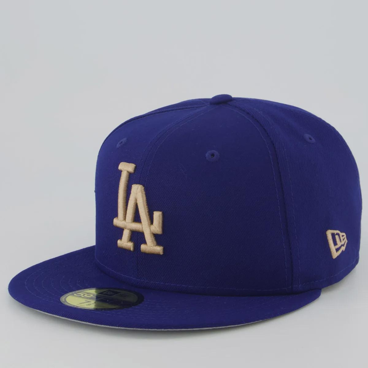 Boné Adulto New Era Los Angeles Dodgers MLB 5950 Aba Reta - Foto 1
