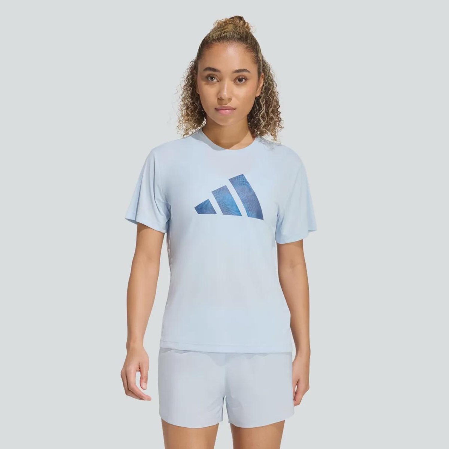 Camiseta Adidas Running Ess Bl Feminina - Foto 1