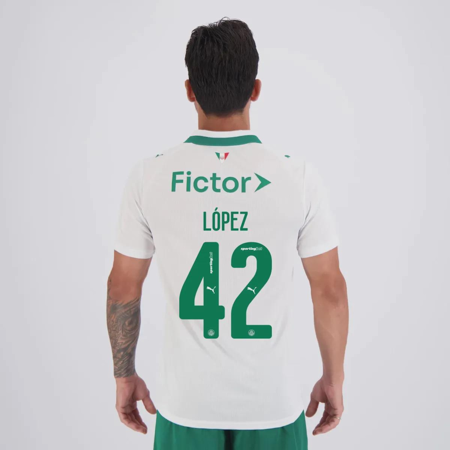 Camisa do Palmeiras II 26/27 42 López Puma Masculina - Foto 1