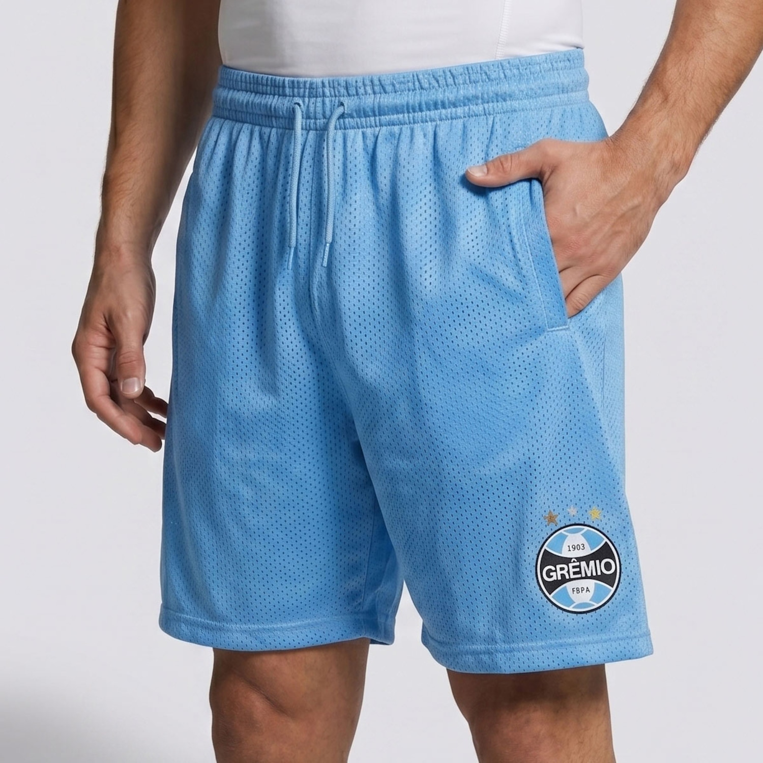 Bermuda Grêmio Esportiva Dry Masculina - Foto 2