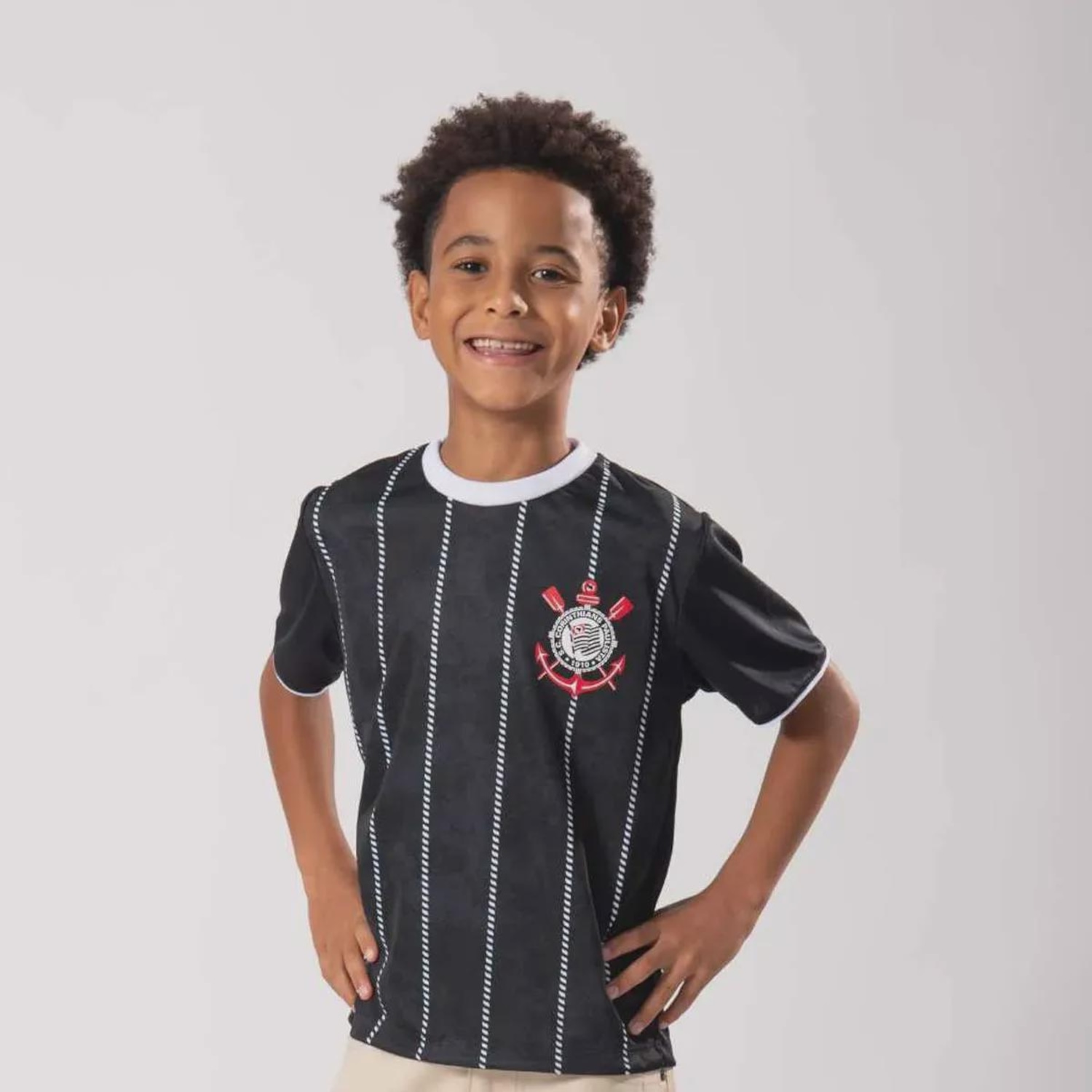 Camisa Corinthians Corinto 9 Yuri Alberto Infantil - Foto 2
