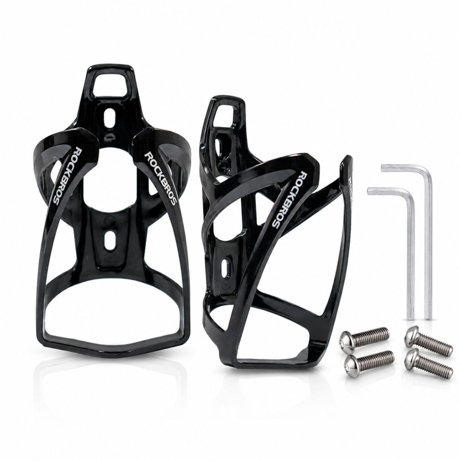 Kit 2 Suportes Garrafa Caramanhola Rockbros Nylon Mod 07 - Foto 1