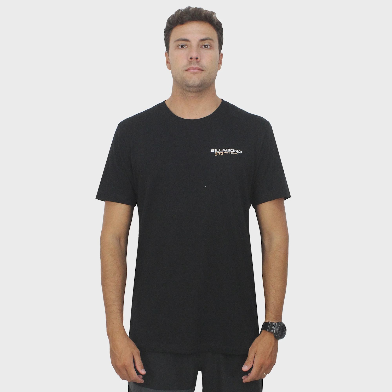 Camiseta Billalbong Spec 73 II Black Importada - Masculina - Foto 3