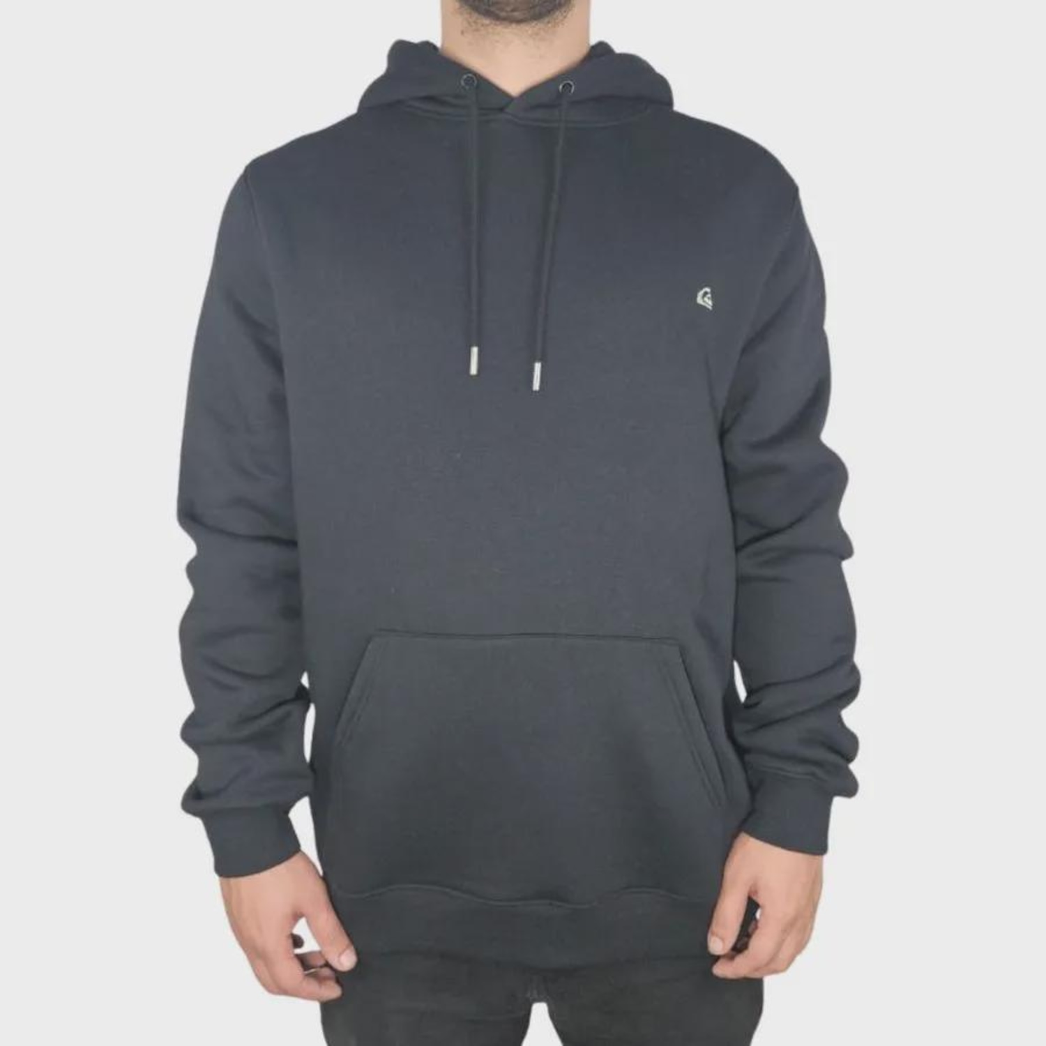Moletom Quiksilver Canguru Fechado Embroidery - Masculino - Foto 1