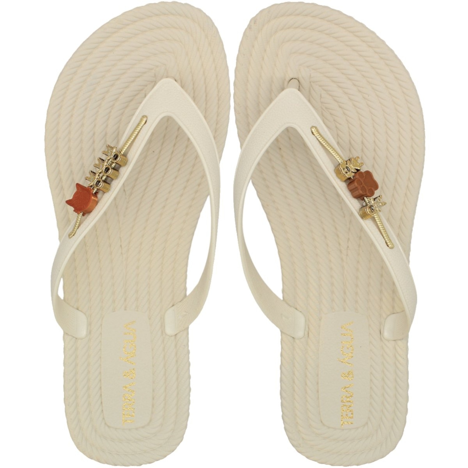 Chinelo de Dedo Texturizado - Feminino - Foto 1
