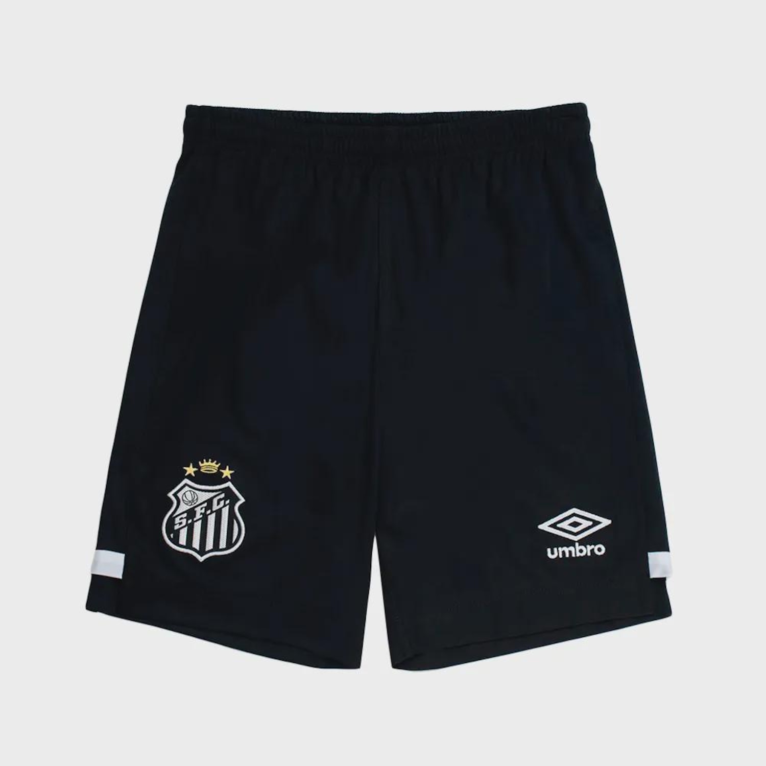 Calção do Santos Oficial 2 2026 Umbro Infantil - Foto 1