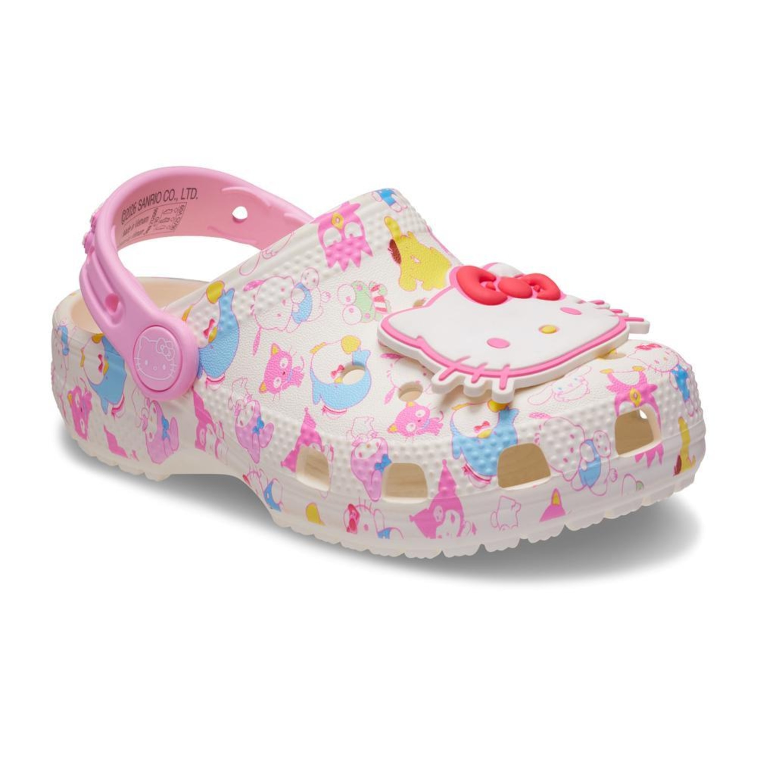 Sandália Infantil Crocs Hello Kitty and Friends Pastel Classic Clog - Foto 2