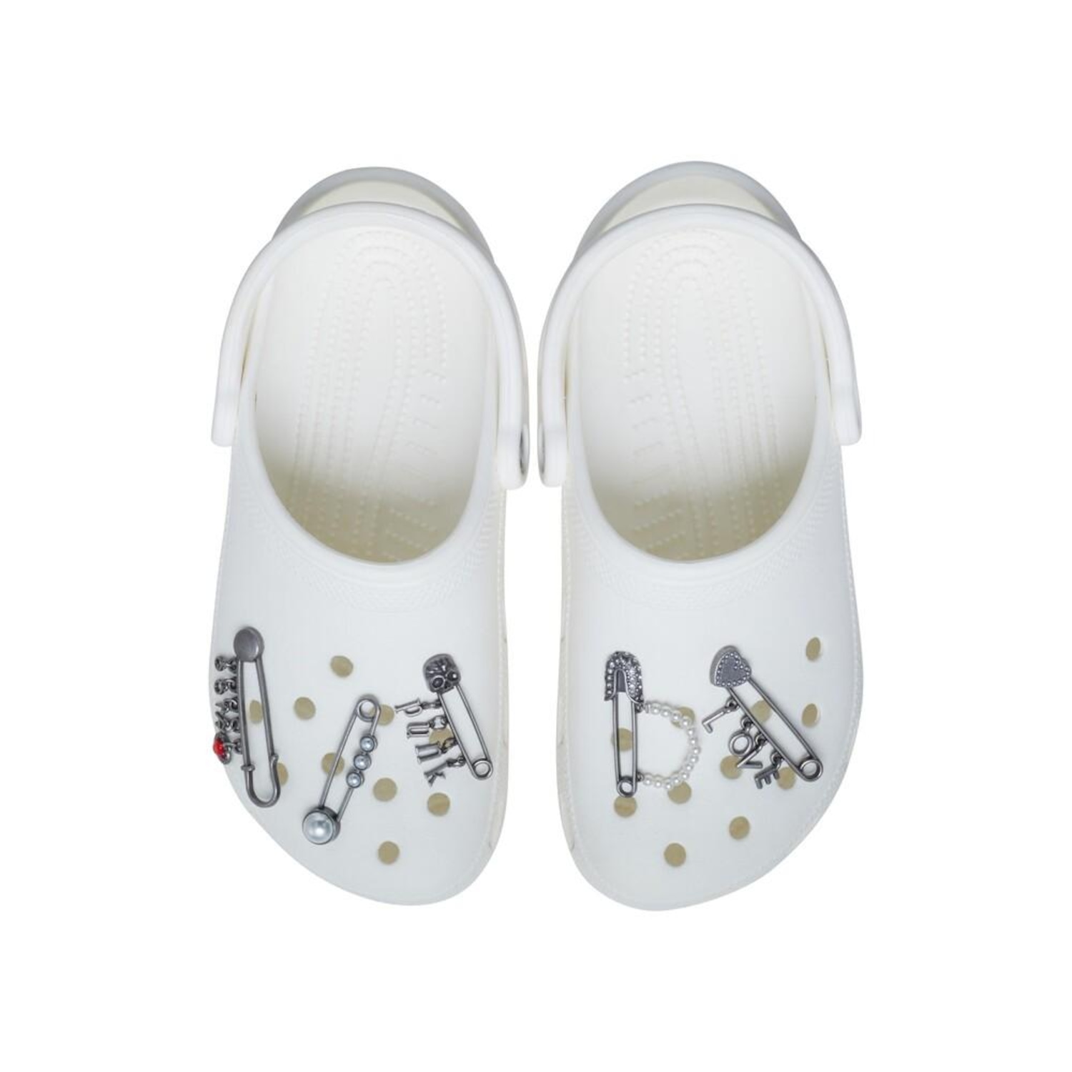 Kit Jibbitz™ Crocs Love Punk Goth Pin Pack com 5 Peças - Foto 2
