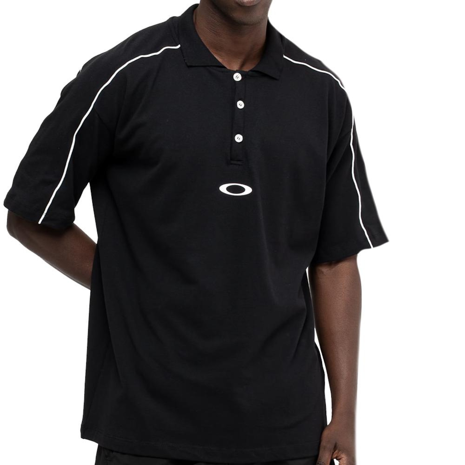 Camisa Oakley Polo Line - Masculina - Foto 1