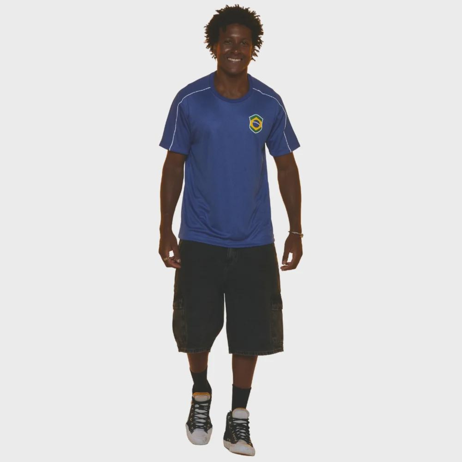 Camiseta do Brasil Reflexo Braziline - Masculina - Foto 2