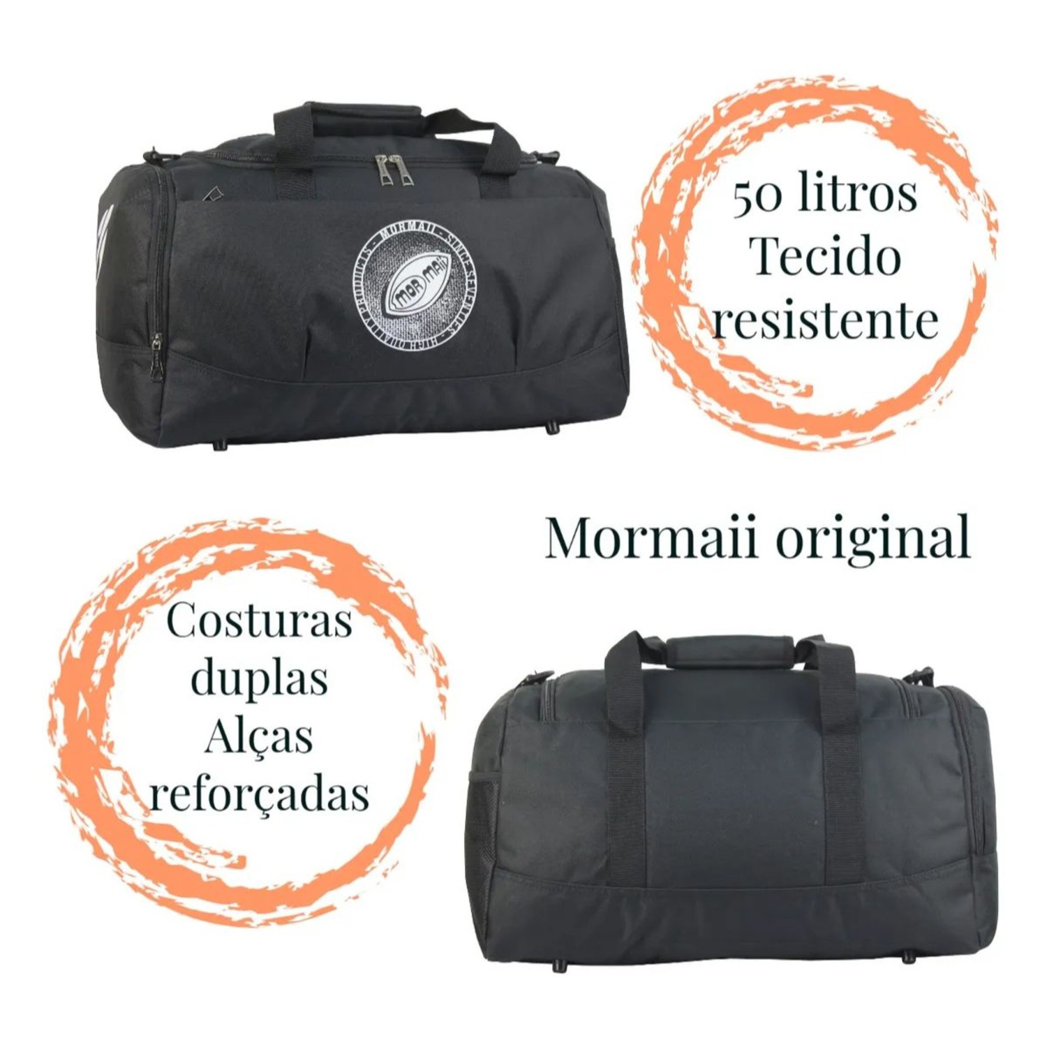 Mala de Mão Mormaii Viagem Academia Surf Esportiva - 50 Litros - Foto 4