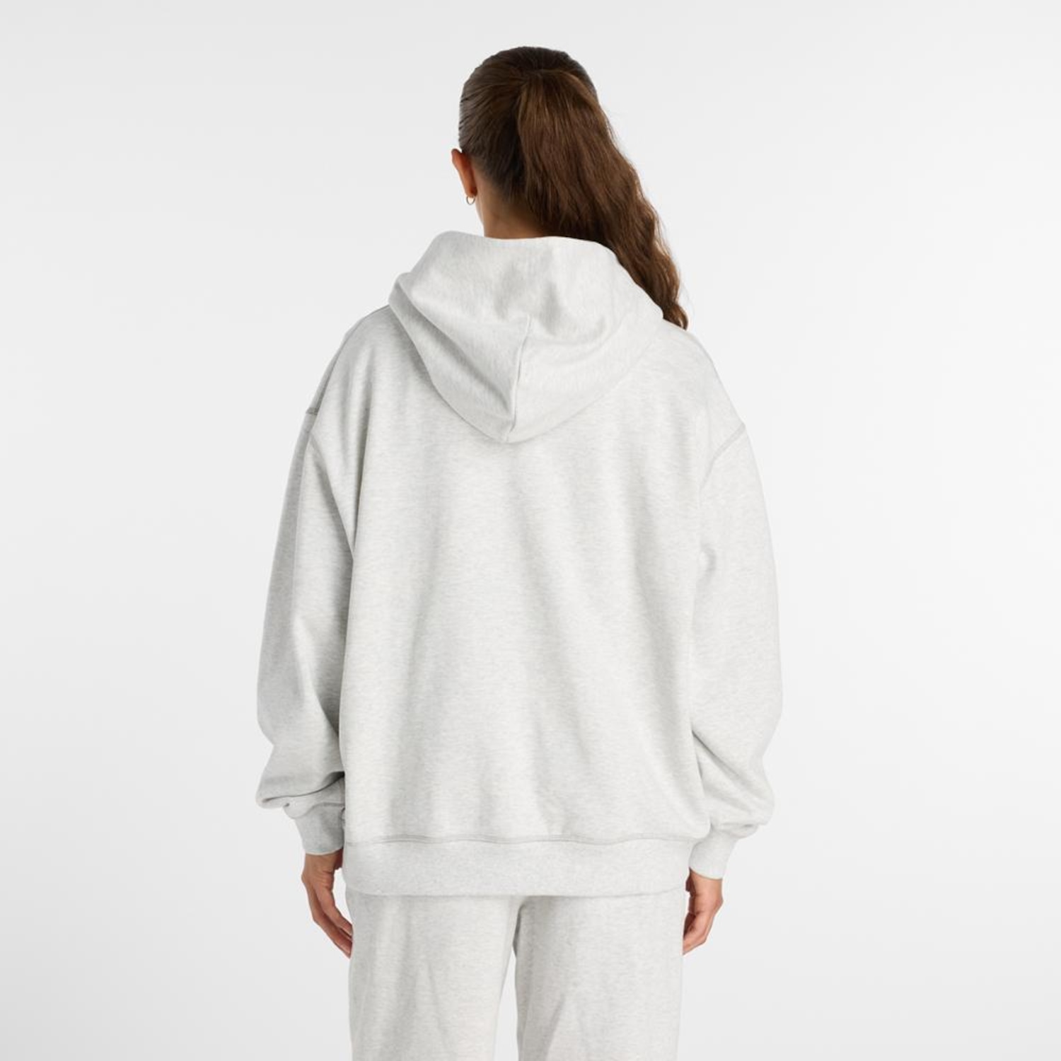 Casaco New Balance Com Capuz Athletics Logo Feminino - Foto 4