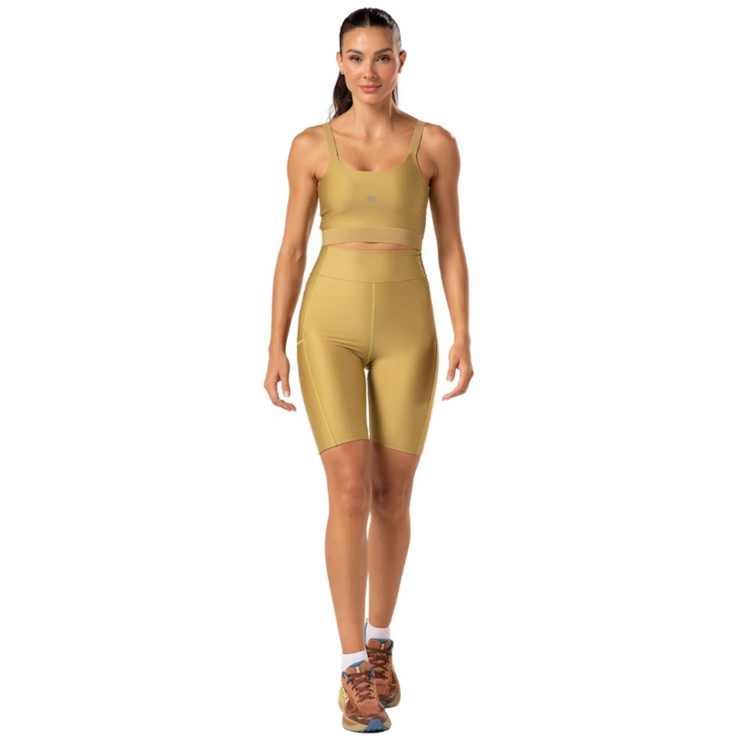 Bermuda Feminina Keep Fitty com Bolsos Laterais - Foto 1