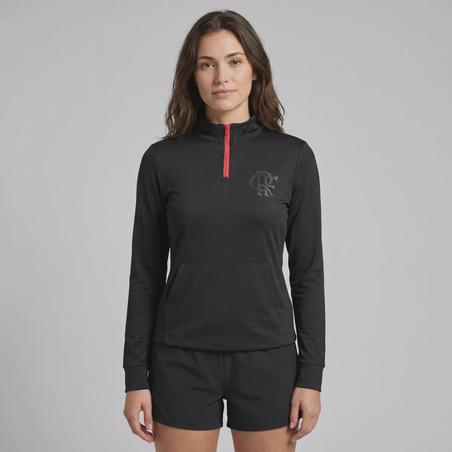 Jaqueta Futfanatics Flamengo Tato Feminina - Foto 1