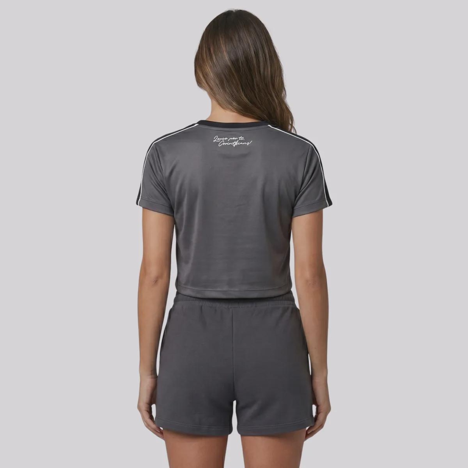 Cropped Corinthians Mito FutFanatics Feminina - Foto 3