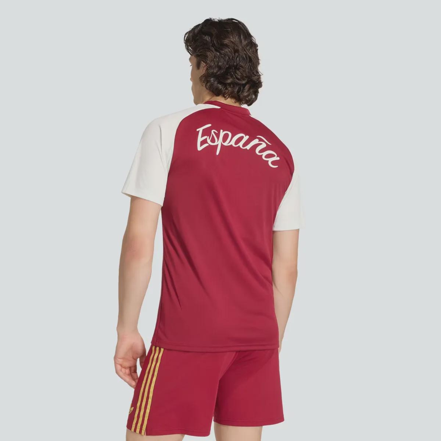 Camisa Espanha Pré-Jogo II 2026 adidas Masculina - Foto 2