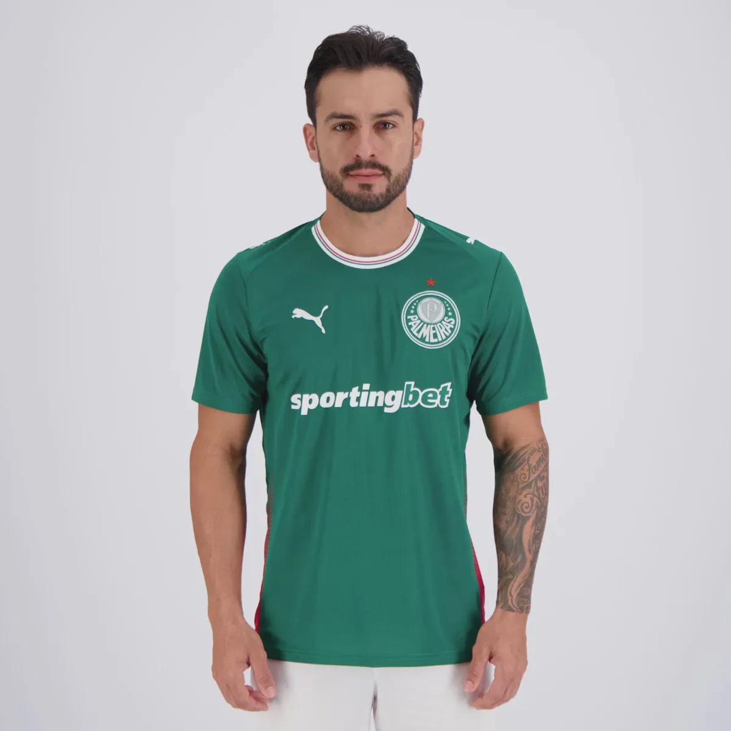 Camisa do Palmeiras I 2026 9 Vitor Roque Puma Masculina - Foto 2