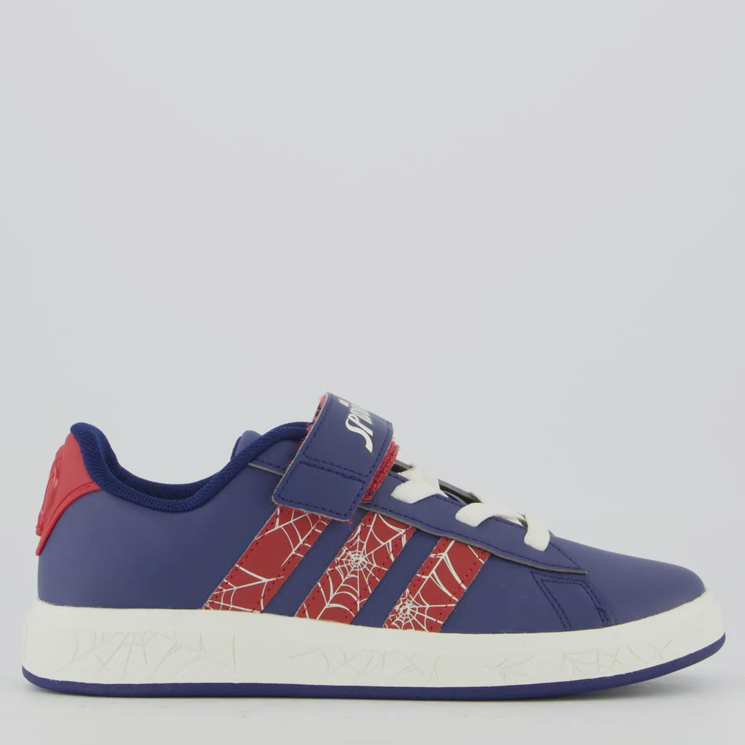 Tênis adidas Grand Court Marvel Spider Man EL Infantil - Foto 1