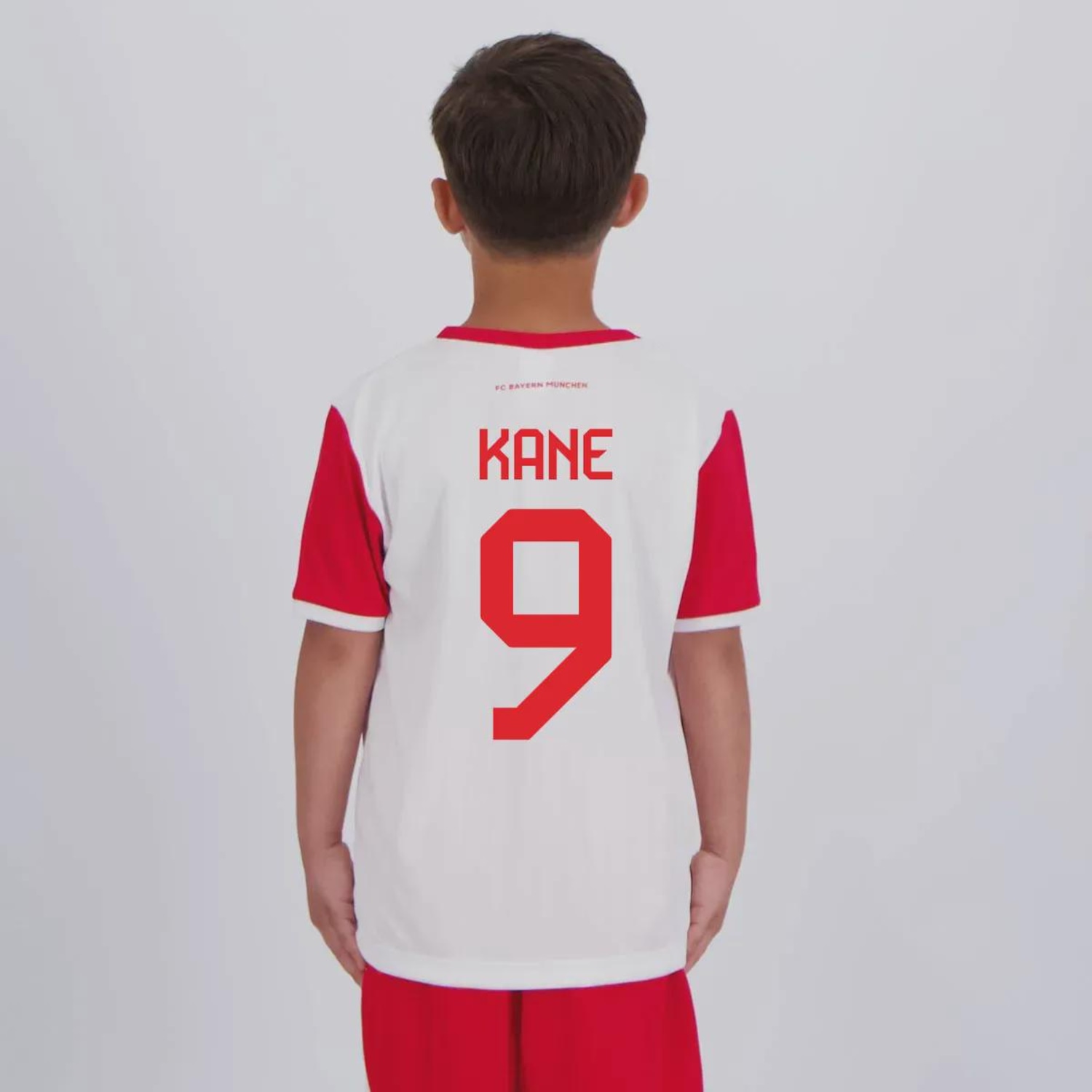 Camisa Bayern De Munique Kane 9 Stencil FutFanatics Infantil - Foto 1