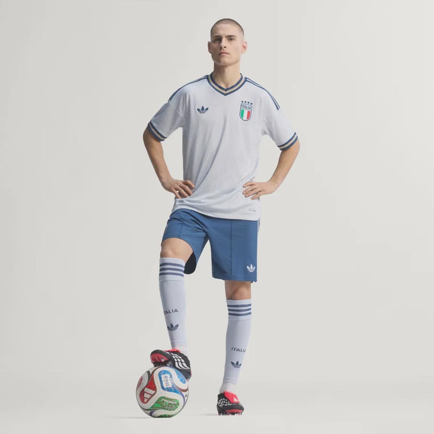 Camisa da Itália Away 2026 Jogador adidas Masculina - Foto 1
