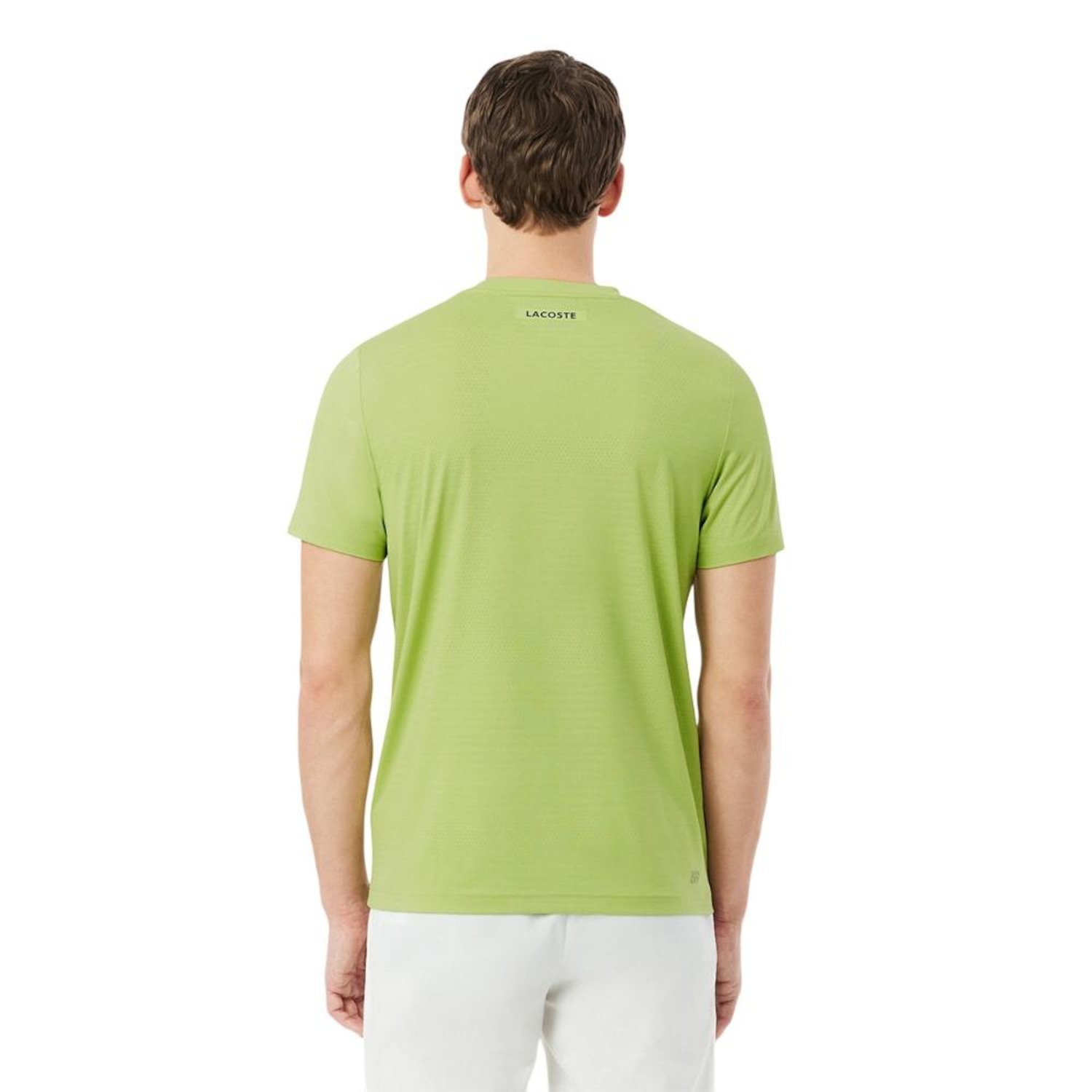 Camiseta Lacoste Ultra Dry Stretch Jacquard - Masculina - Foto 4