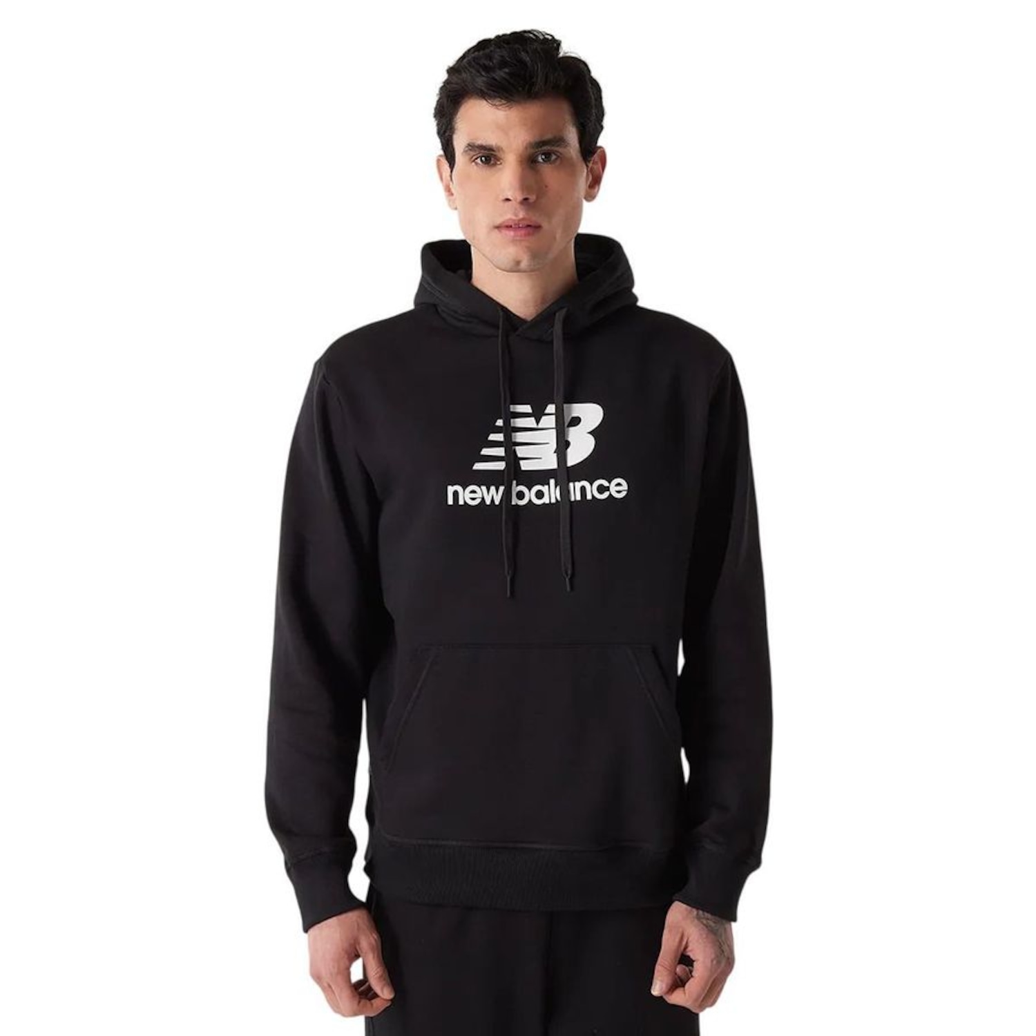 Moletom Masculino New Balance com Capuz Essentials Basic - Foto 2